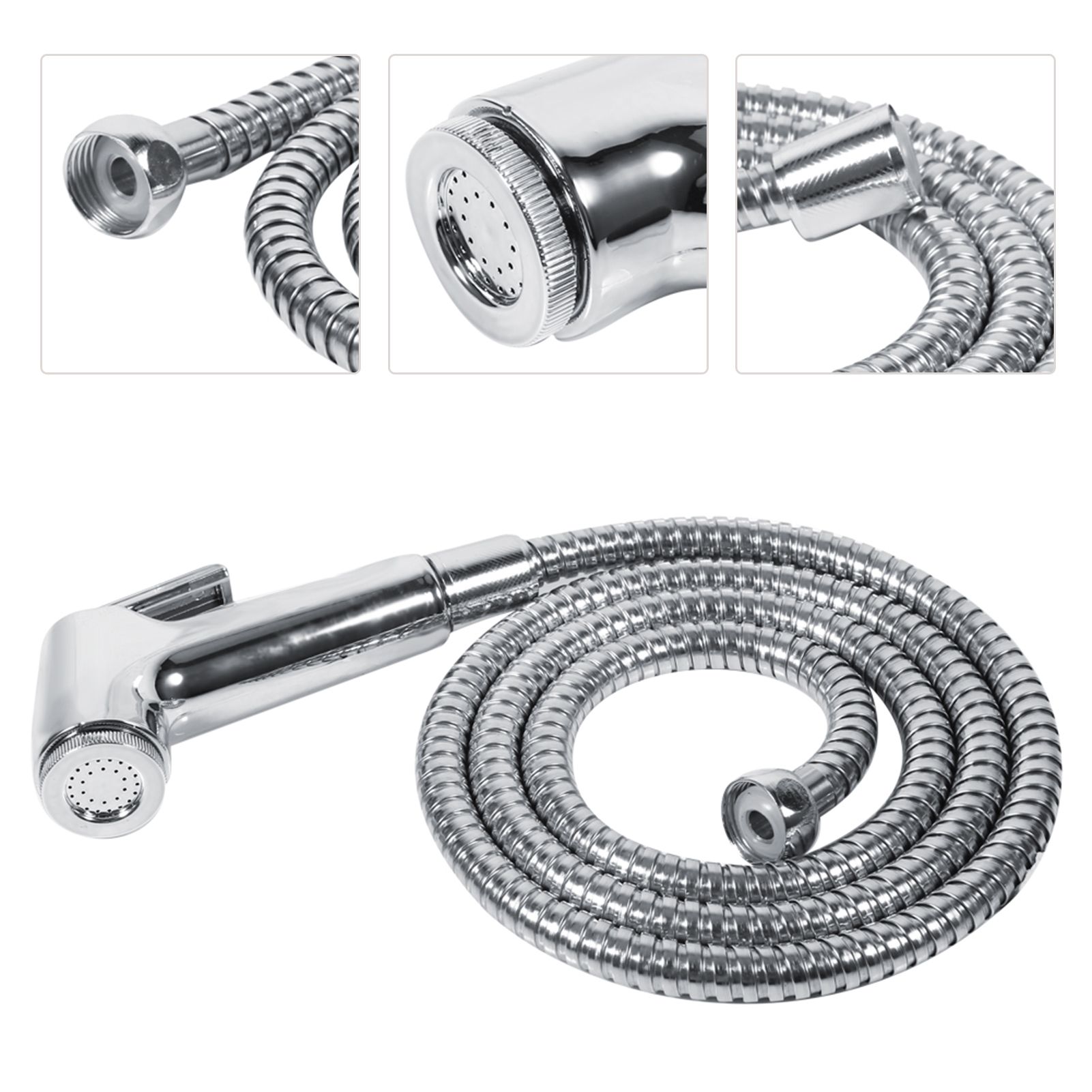 Multifunktionales Abs-badezimmer-hand-wc-bidet-duschschlauchhalter-wandhalterungsset