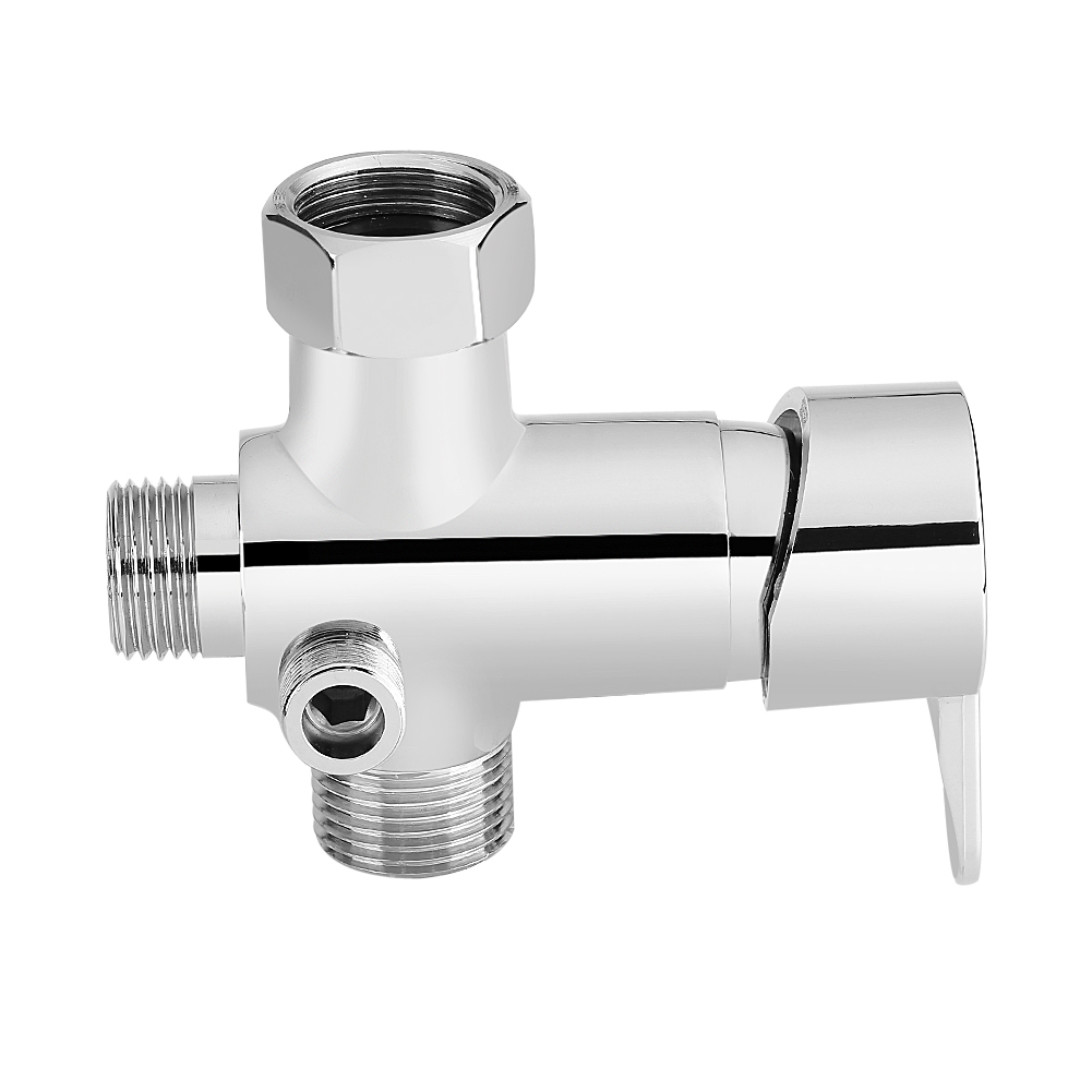 Wc-bidet-aufsätze Warm-/kaltwasser-umstellventil T-förmiger Adapter Flexibler Schlauchsatz