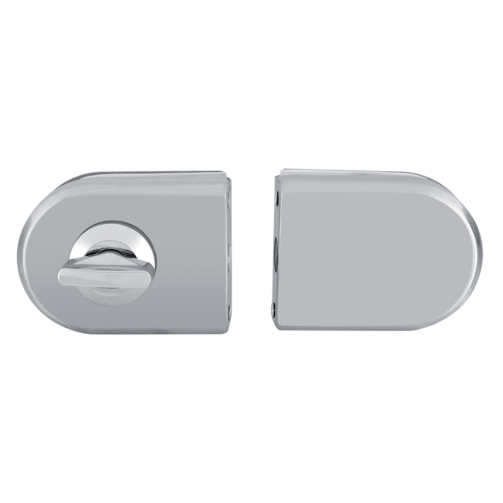 Edelstahl-türschloss Mit Drehknopf Für 10–12 Mm Glas, Zum Öffnen/schließen, Für Zuhause, Hotel, Badezimmer