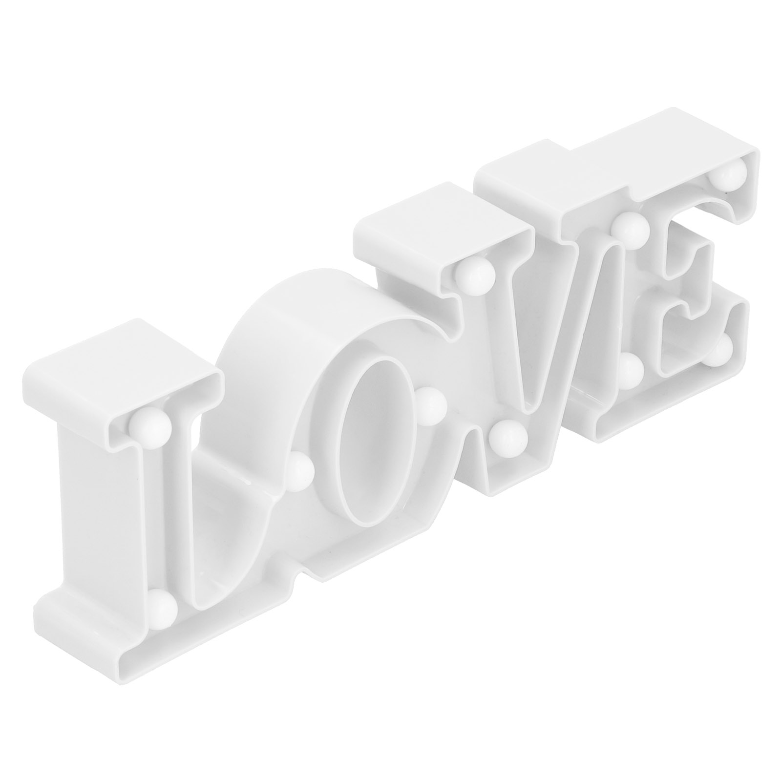Love-lampe Mit 10 Leds, Nachtlicht Für Heiratsanträge, Liebeserklärungen, Hochzeitstage, Partys, Warmweißes Licht