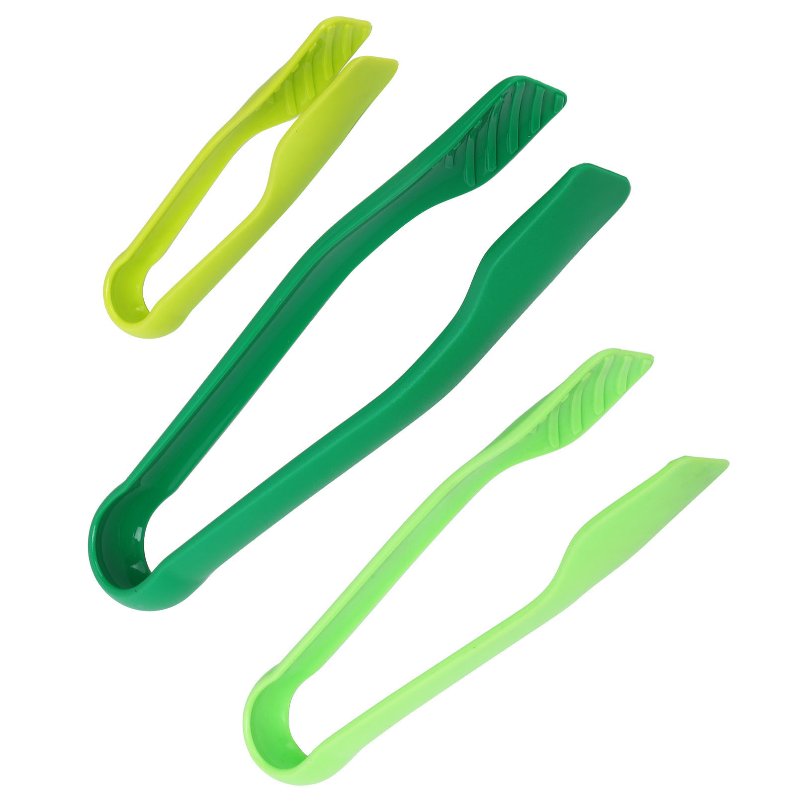 3-teiliges Küchenzangen-set, Gemüsezange Aus Lebensmittelechtem Pp-kunststoff, Geeignet Zum Grillen, Braten Und Kochen, Umweltfreundlich