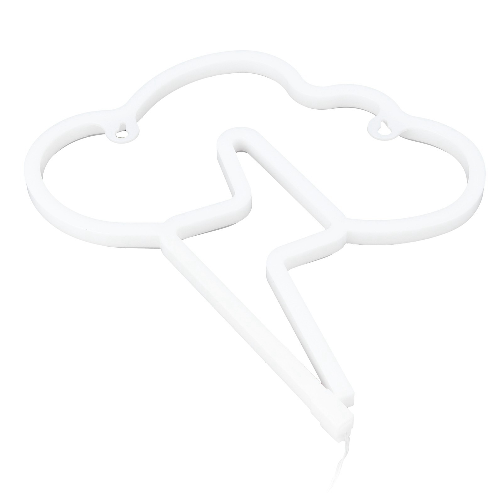 Led-neonreklame, 2-farbige Led-neonlampe, Batterie- Oder Usb-betrieben, Für Schlafzimmer, Kinderzimmer, Party, Weiß + Rosa