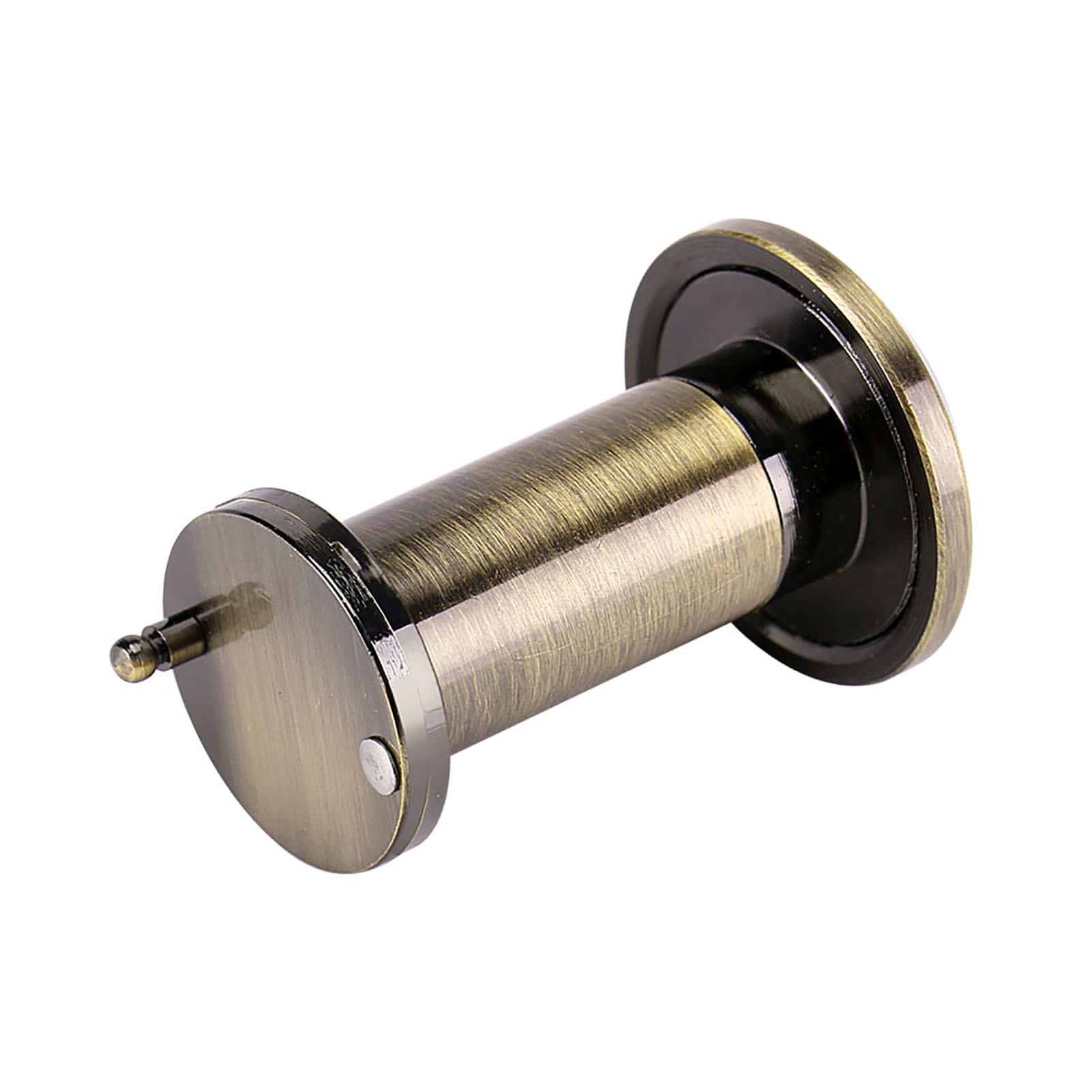 Türspion Mit 200° Weitwinkel Und Robuster Sichtschutzabdeckung, Grünbronze