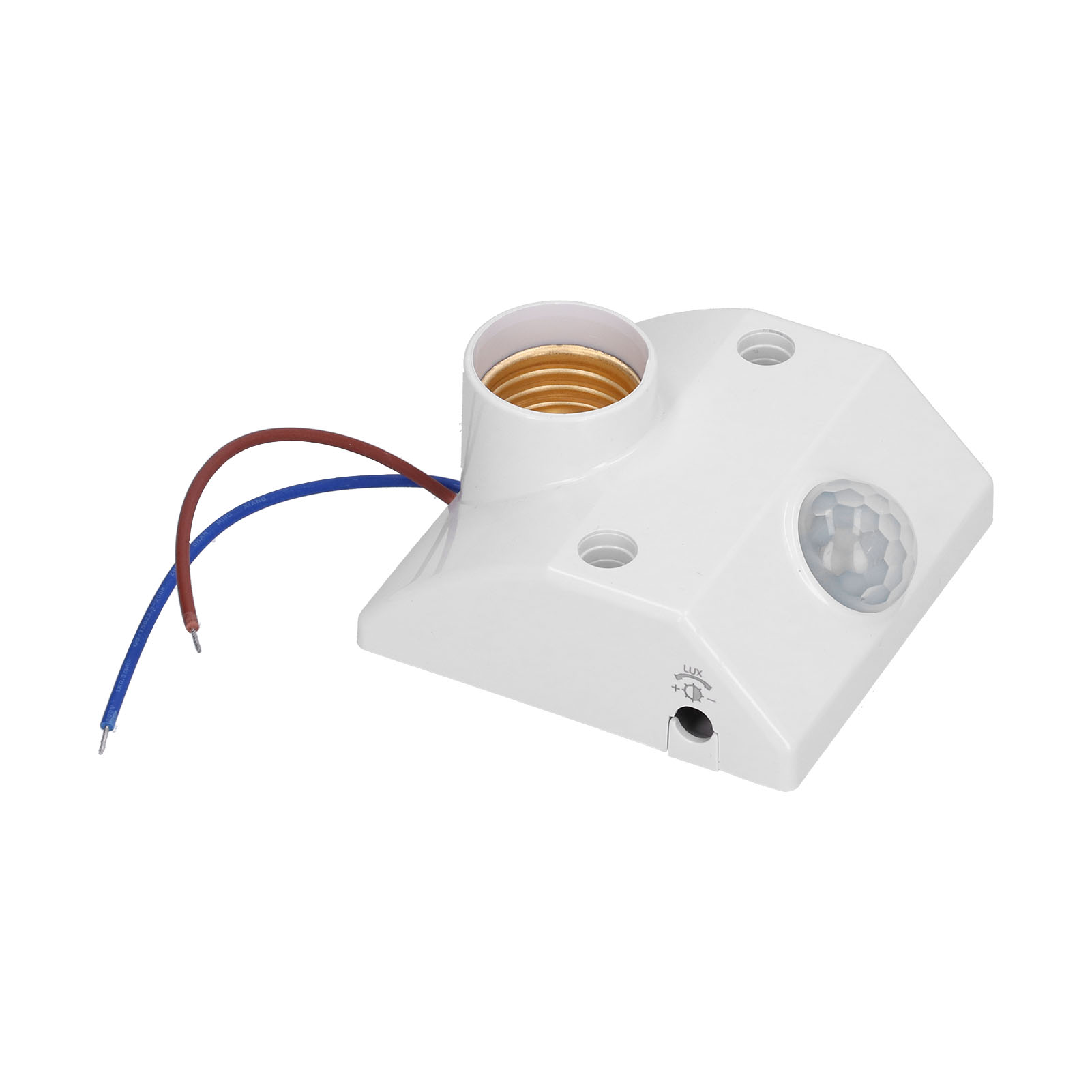 E27 Induktionslampenfassung, Energiesparende Infrarot-sensor-lampenfassung, 50 W, Ac 90–240 V