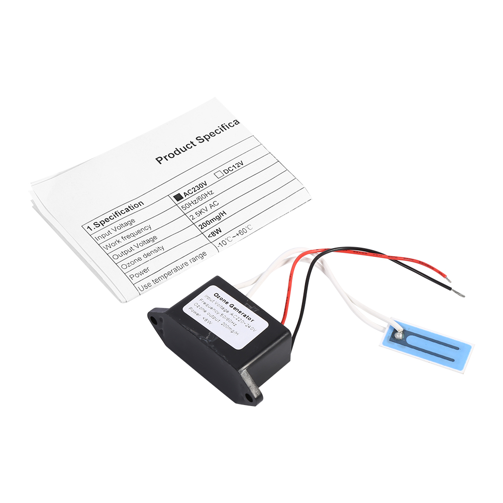 220-v-luftreiniger Für Den Heimgebrauch, Keramik-ozongenerator, Ozondichte 200 Mg/h