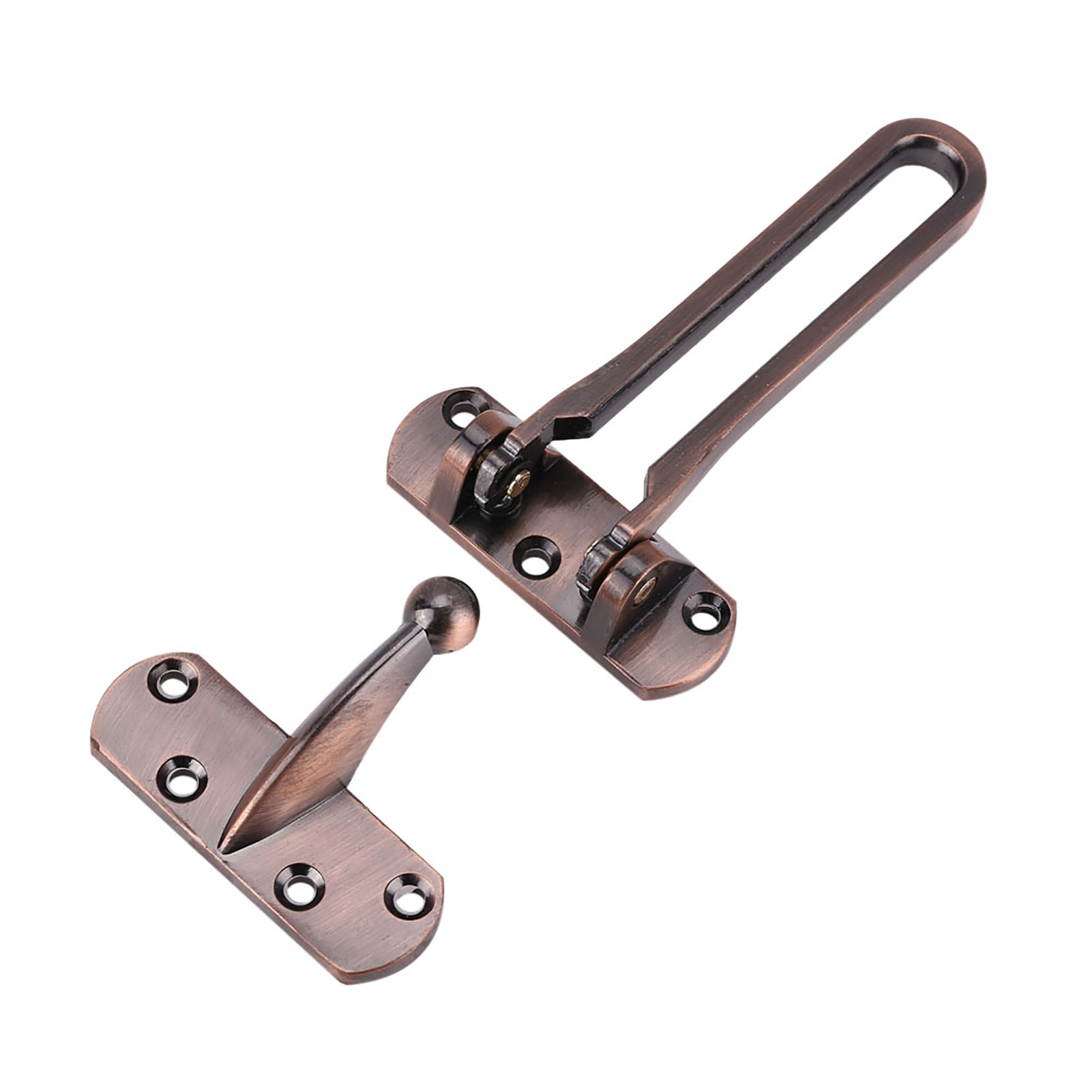 Hochbelastbarer Sicherheitstürriegel Aus Zinklegierung Für Haus- Und Hoteltüren (rotbronze)
