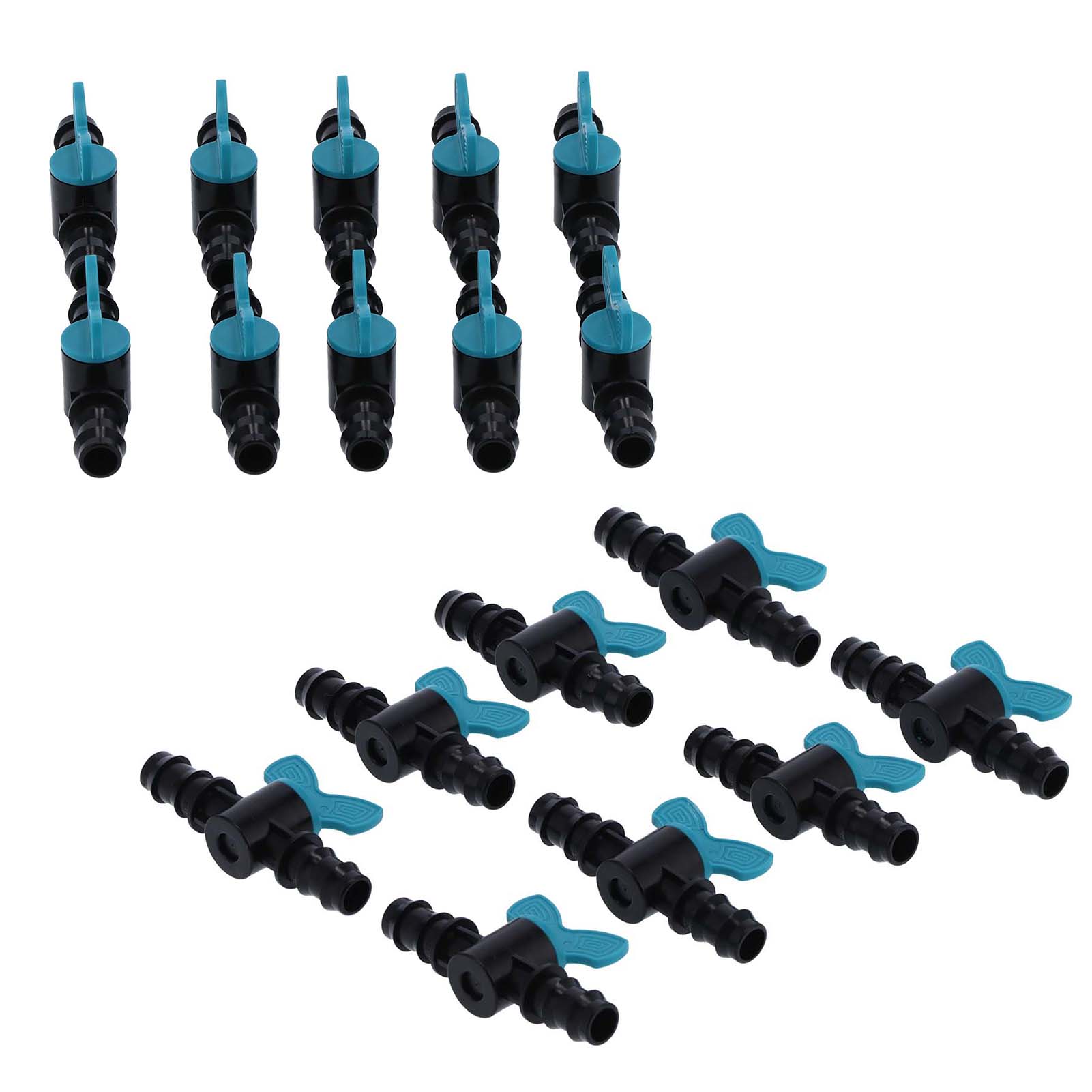 50 Stück Bewässerungs-umschaltventile, Garten-kunststoff-schlauchventile Mit Widerhaken Für 12-mm-schläuche, 10 X 5,5 X 2,5 Cm