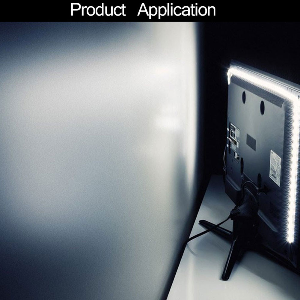 Dc 5v Usb Led-streifen 5050 Rgb Wasserdicht Flexibel Für Tv-hintergrundbeleuchtung 2m 60 Leds