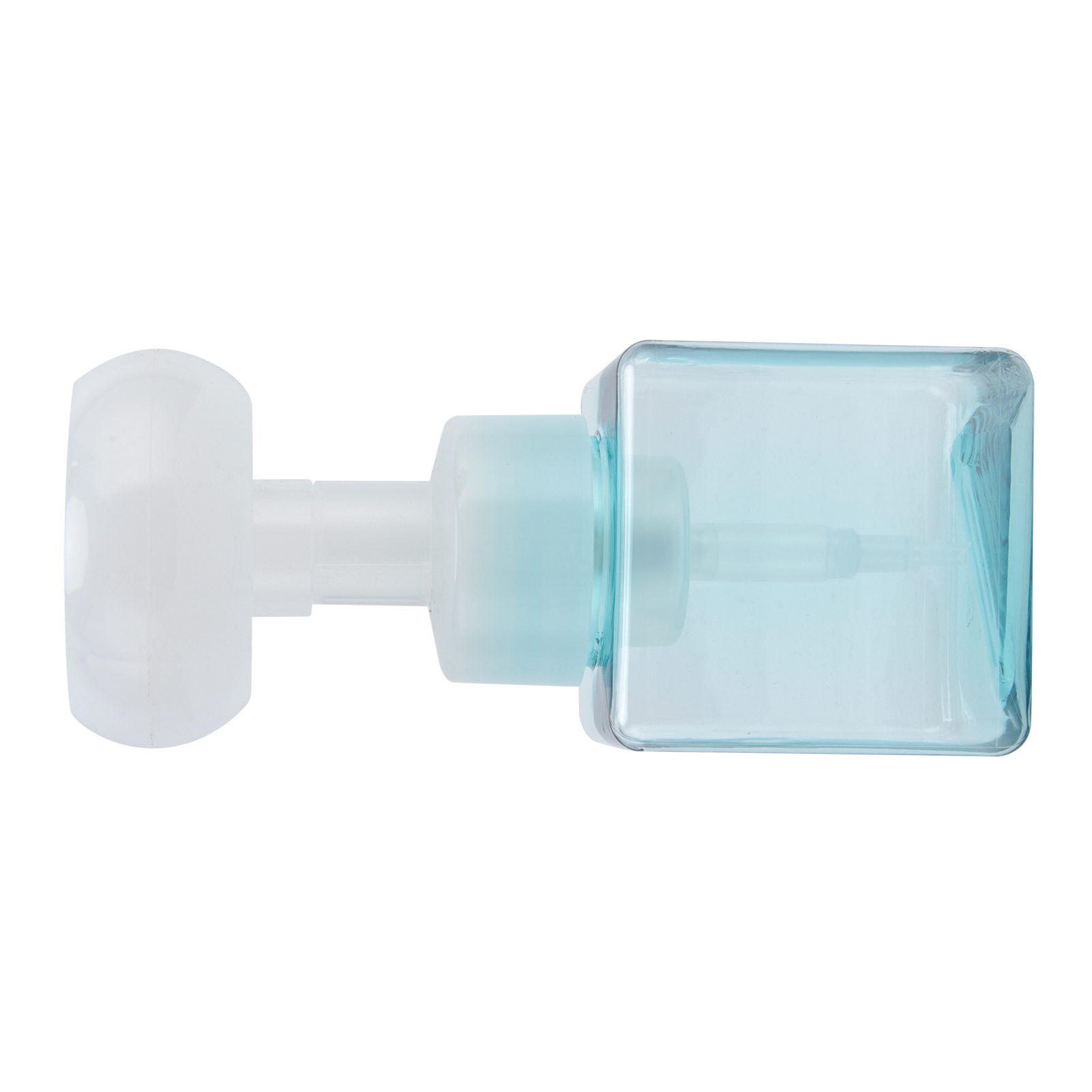250 Ml Schaumpumpflasche, Tragbarer, Nachfüllbarer, Wiederverwendbarer, Blütenförmiger Flüssigseifenspender (transparent Blau)