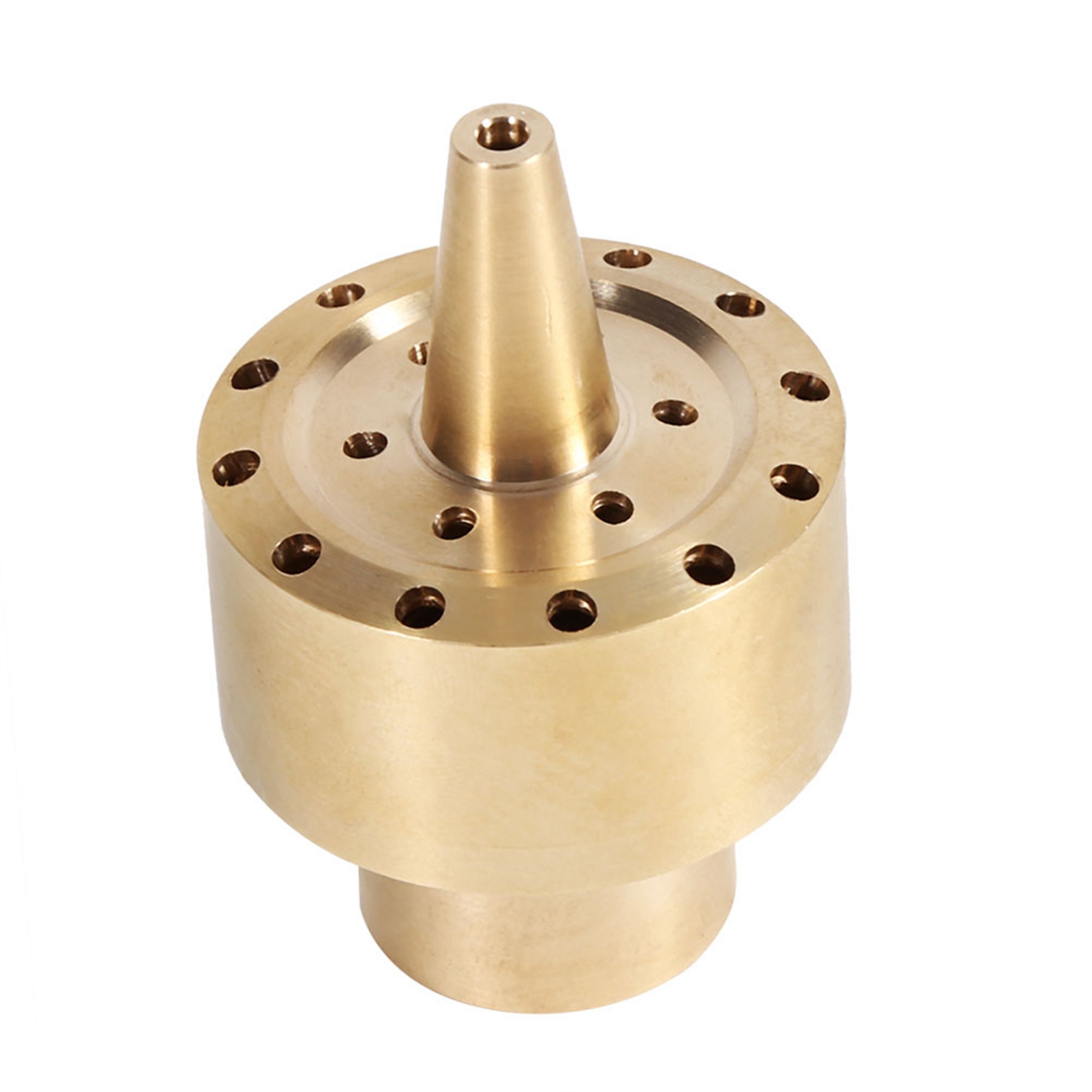 Messing-säulen-gartenteichbrunnen-wasserdüse Sprinkler-sprühkopf Gold (1/2")