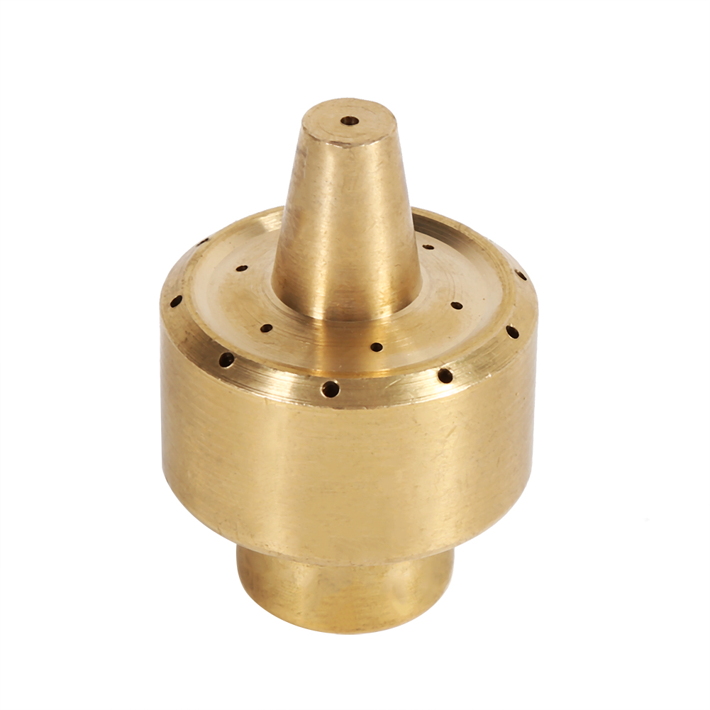 Messing-säulen-gartenteichbrunnen-wasserdüse Sprinkler-sprühkopf Gold (1/4")
