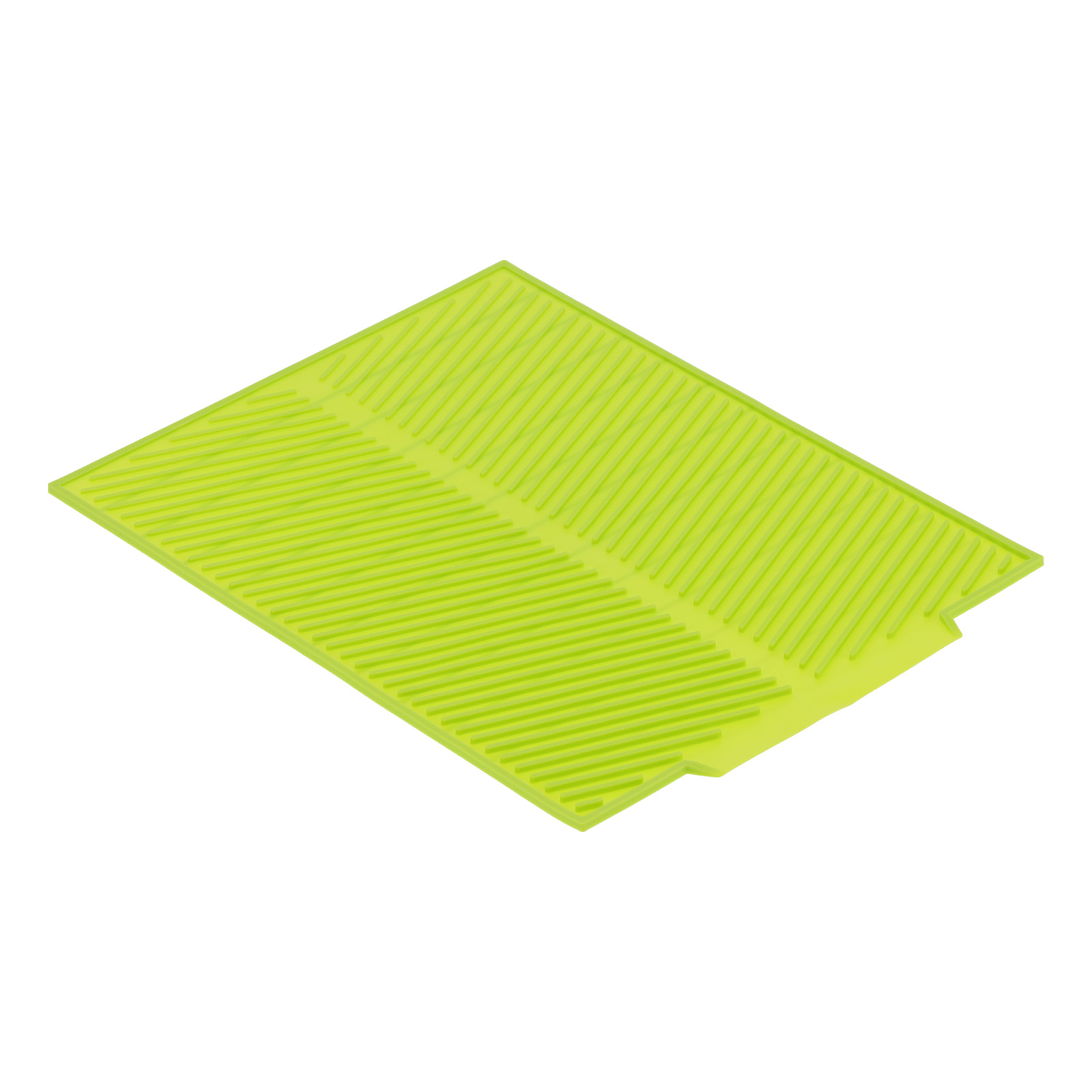 Geschirrtrockenmatte 16,9 X 13,0 Zoll, Lebensmittelechtes Silikon, Flexibel, Langlebig, Faltbar, Vielseitig Einsetzbar, Leicht Zu Reinigen, Küchenspülbeckenmatte (grün)