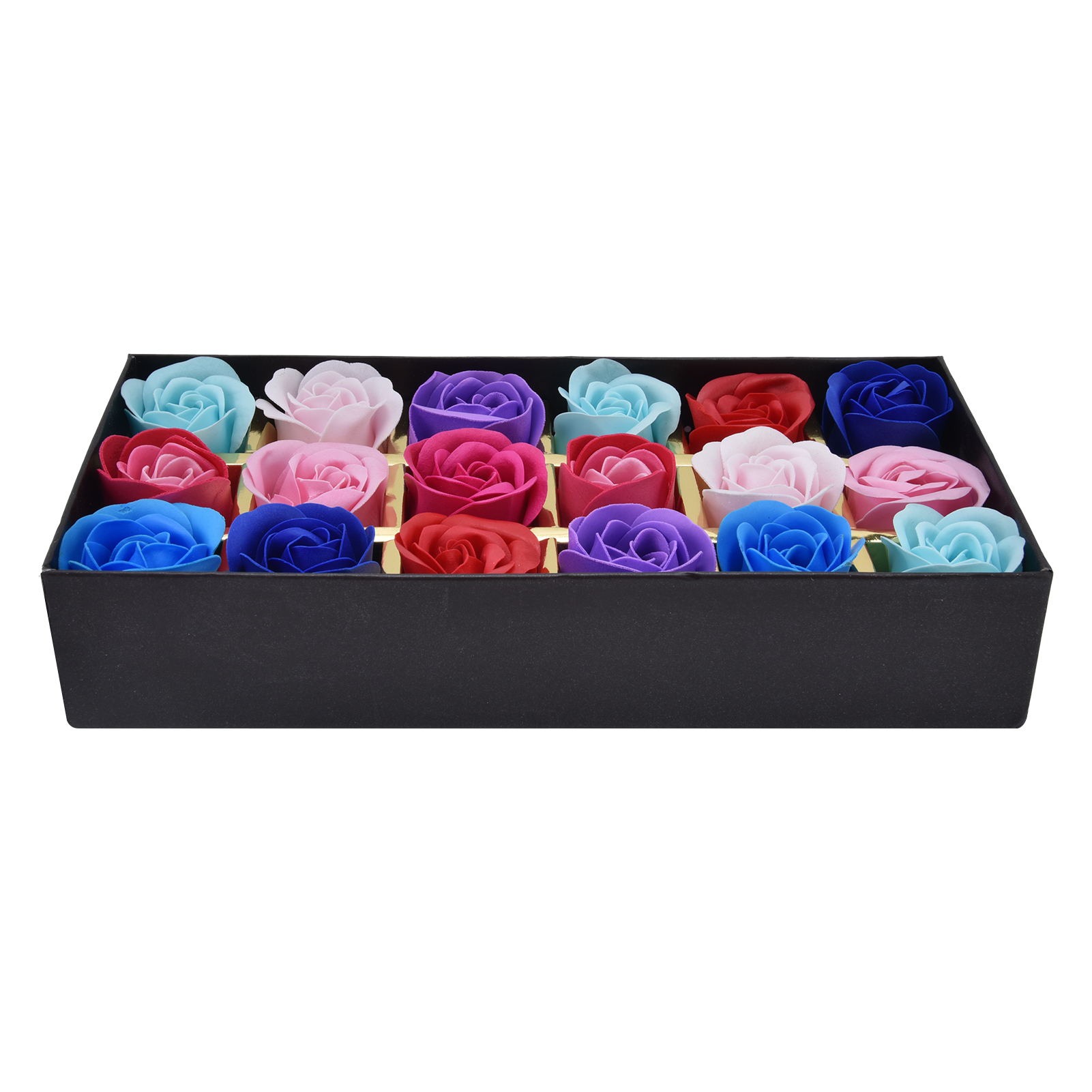 Seifenblumen-set, 18 Stück, Bunte Künstliche Rosen – Ideal Als Geschenk Zu Weihnachten, Muttertag, Hochzeiten, Valentinstag Oder Geburtstag.