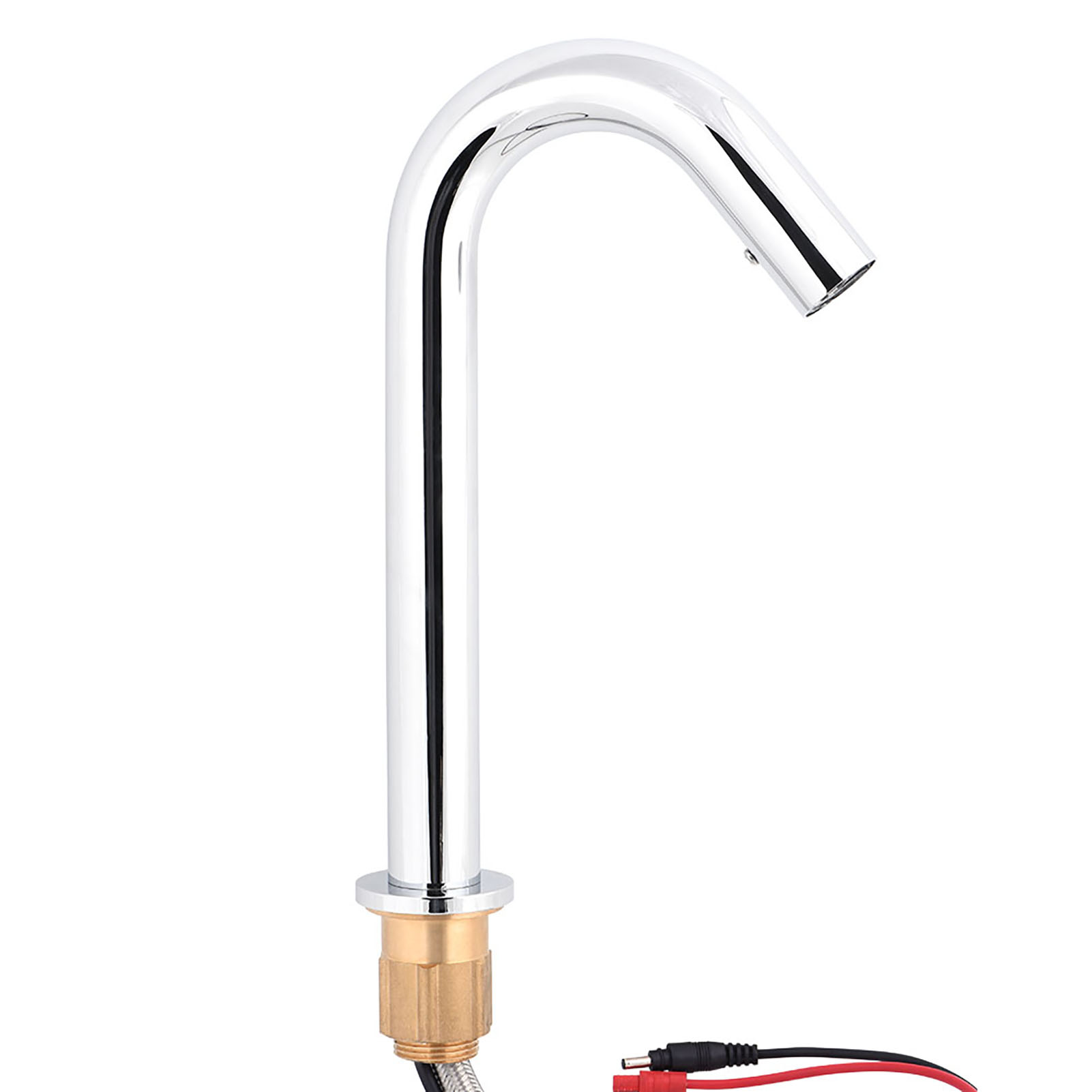 Automatischer Wasserhahn Aus Messing Mit Infrarotsensor Und Schlauch Für Waschbecken Und Küchenspüle