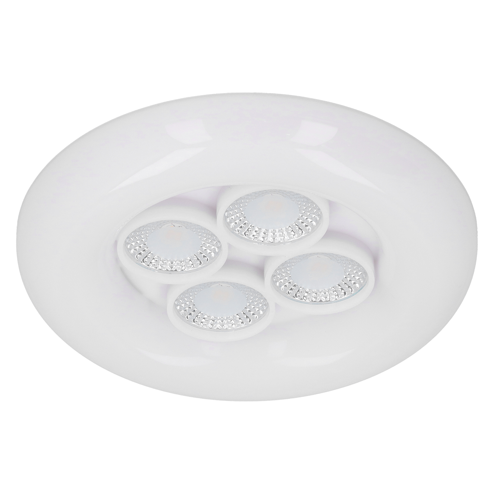 Led-spot Mit 4-loch-einbauleuchte, 3-stufig Verstellbar, Für Garage Und Lagerhalle, 165–265 V Wechselstrom, 38 W