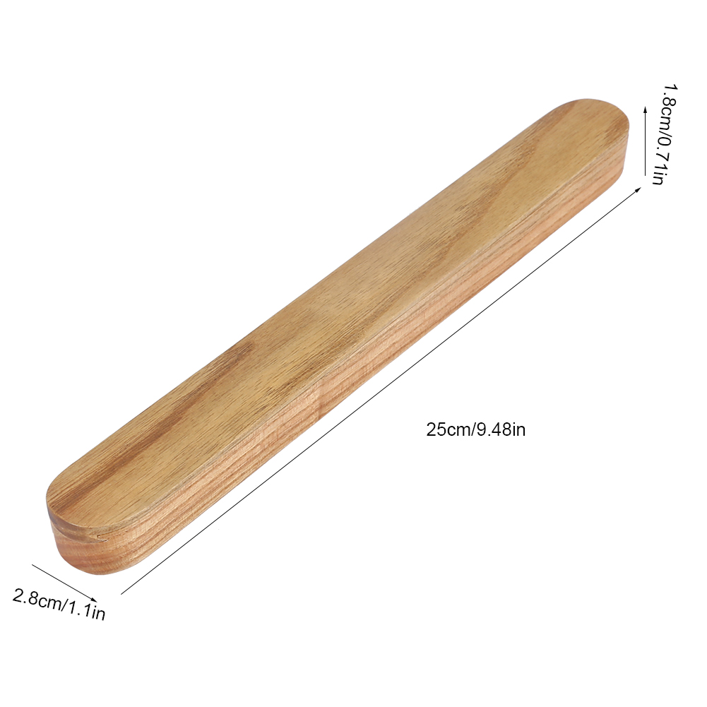 Tragbares Essstäbchen-set Aus Holz, Ausziehbare Box, Geschirr, Helle Holzfarbe
