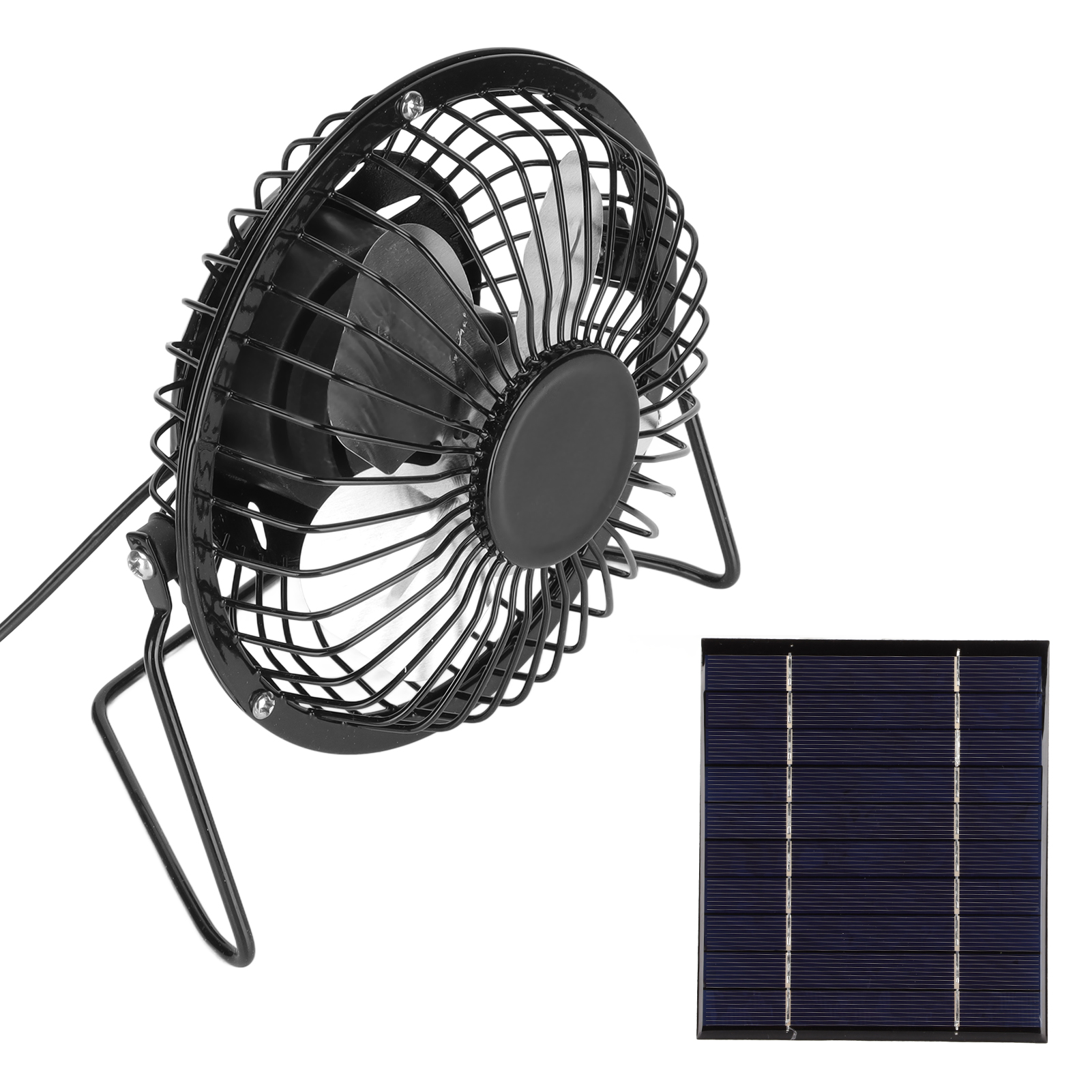 Solarventilator 2,5 W, 5 V, Solarstrom, Usb-ausgang, Tragbar, Vielseitig Einsetzbar, Z. B. Beim Camping, Angeln Oder Wandern