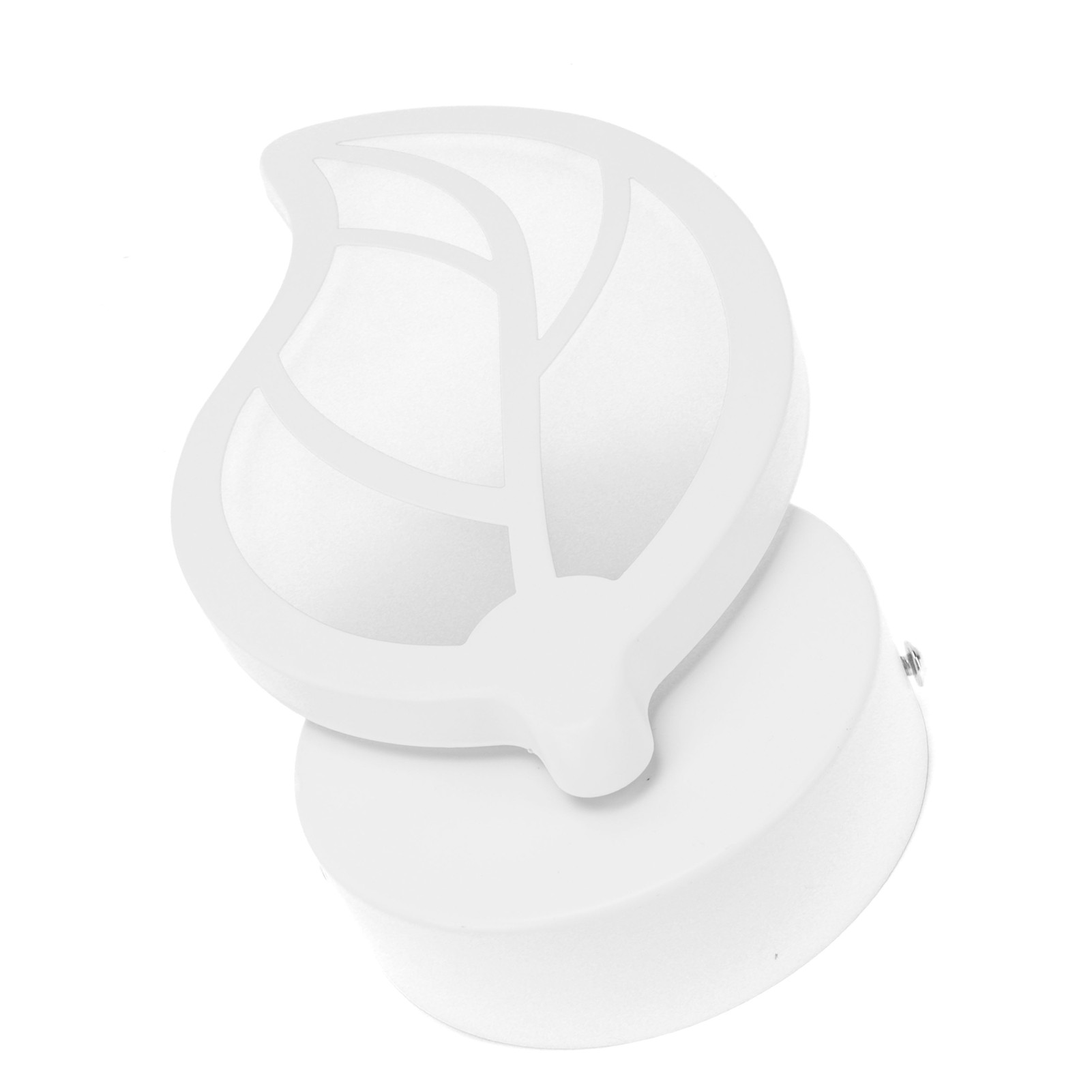 Moderne Led-wandleuchte In Blattform Aus Acryl, Warmweiß, 12 W, 85265 V, Ideal Für Schlafzimmer Und Flur.