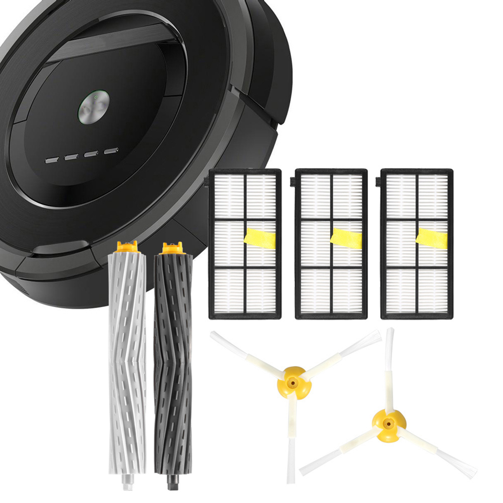 Ersatzset Für Elektrische Staubsauger Der Serien Roomba 800/870/880/960/980: Filter, Bürsten, Werkzeuge