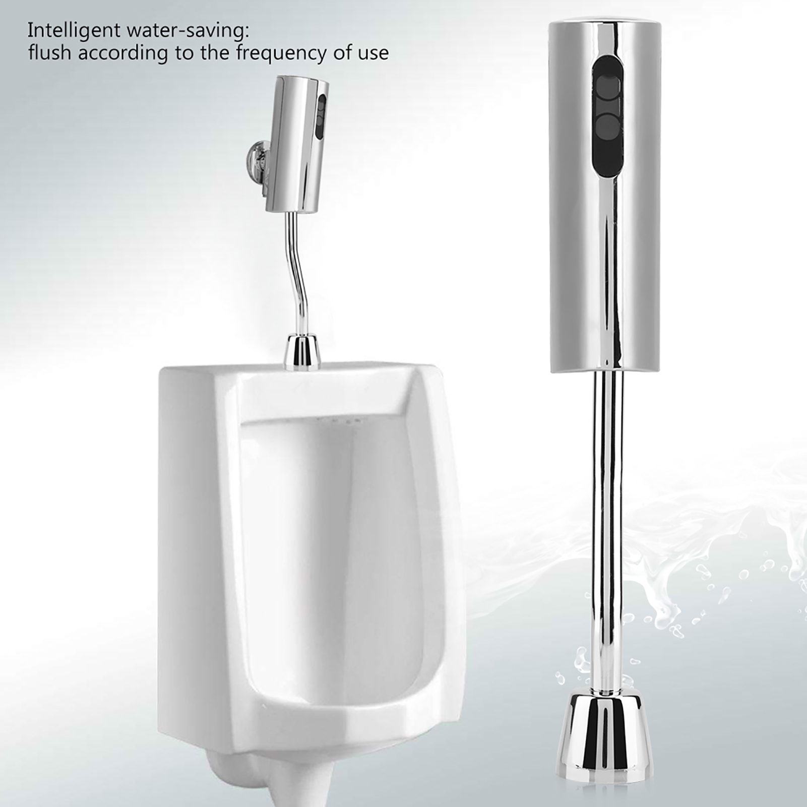 Wandmontiertes, Automatisches, Sensorgesteuertes, Berührungsloses Spülventil Für Urinale Im Badezimmer