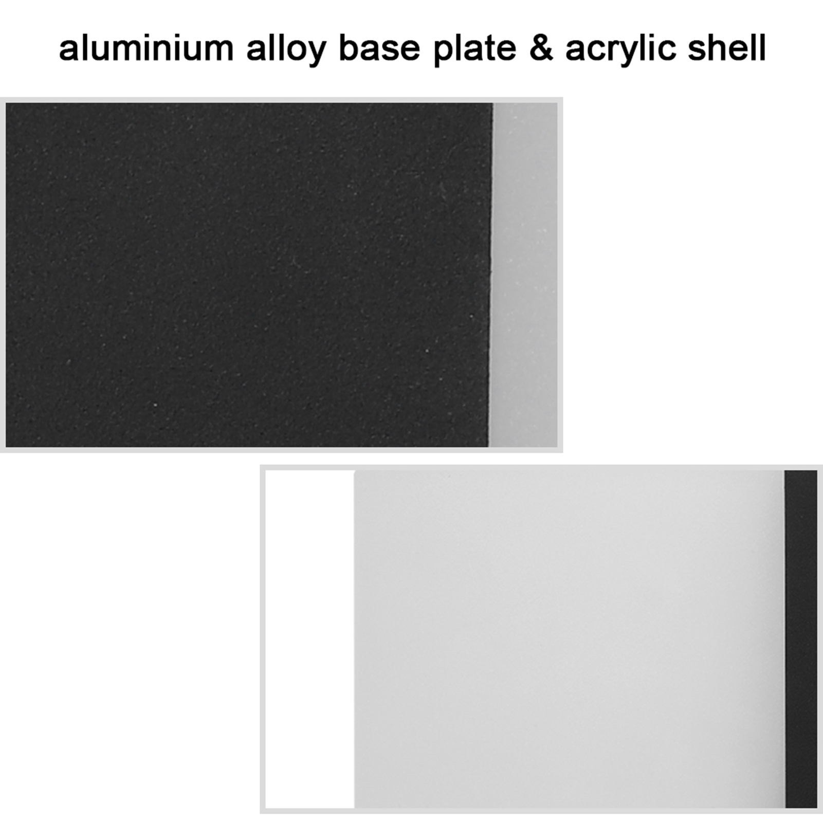 Led-acryl-wandleuchte Für Den Innenbereich, Geeignet Als Bett- Und Nachttischlampe (warmlicht & Schwarz S)