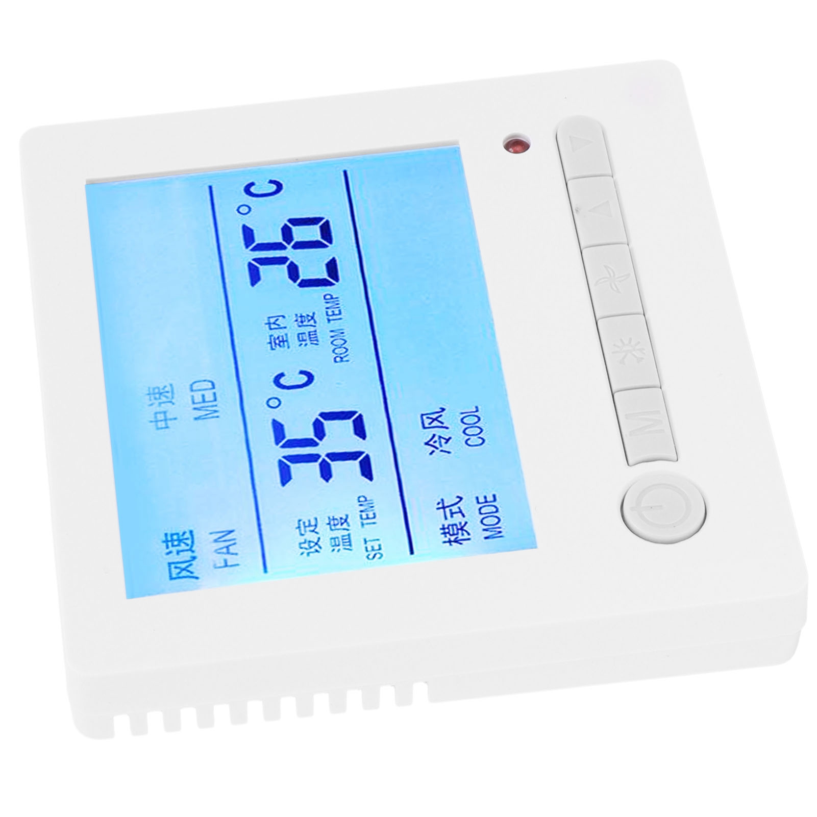 Intelligenter Ac220v Lcd-thermostat-temperaturregler Für Lüfterkonvektoren, Klimaanlagen-bedienfeldschalter