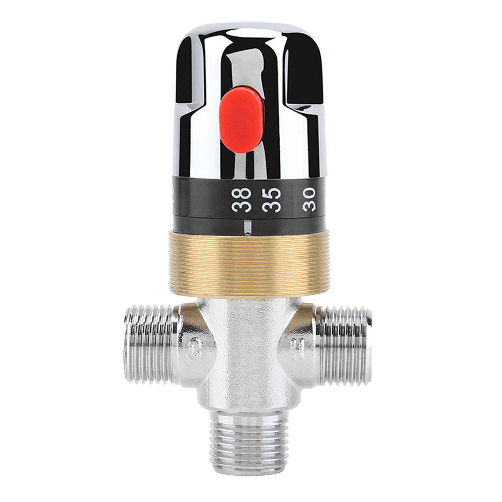 G1/2-zoll-thermostat-mischventil Für Badewannen, Wassertemperaturregelung Für Rohre Und Waschbecken