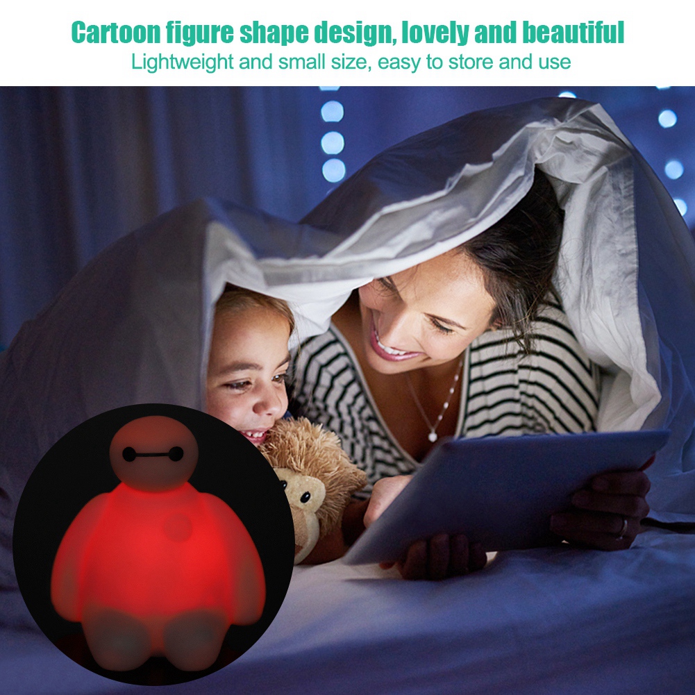 Led-nachtlampe Mit Cartoon-figur, Farbenfrohes Licht Für Die Dekoration Von Zuhause, Bar Oder Café