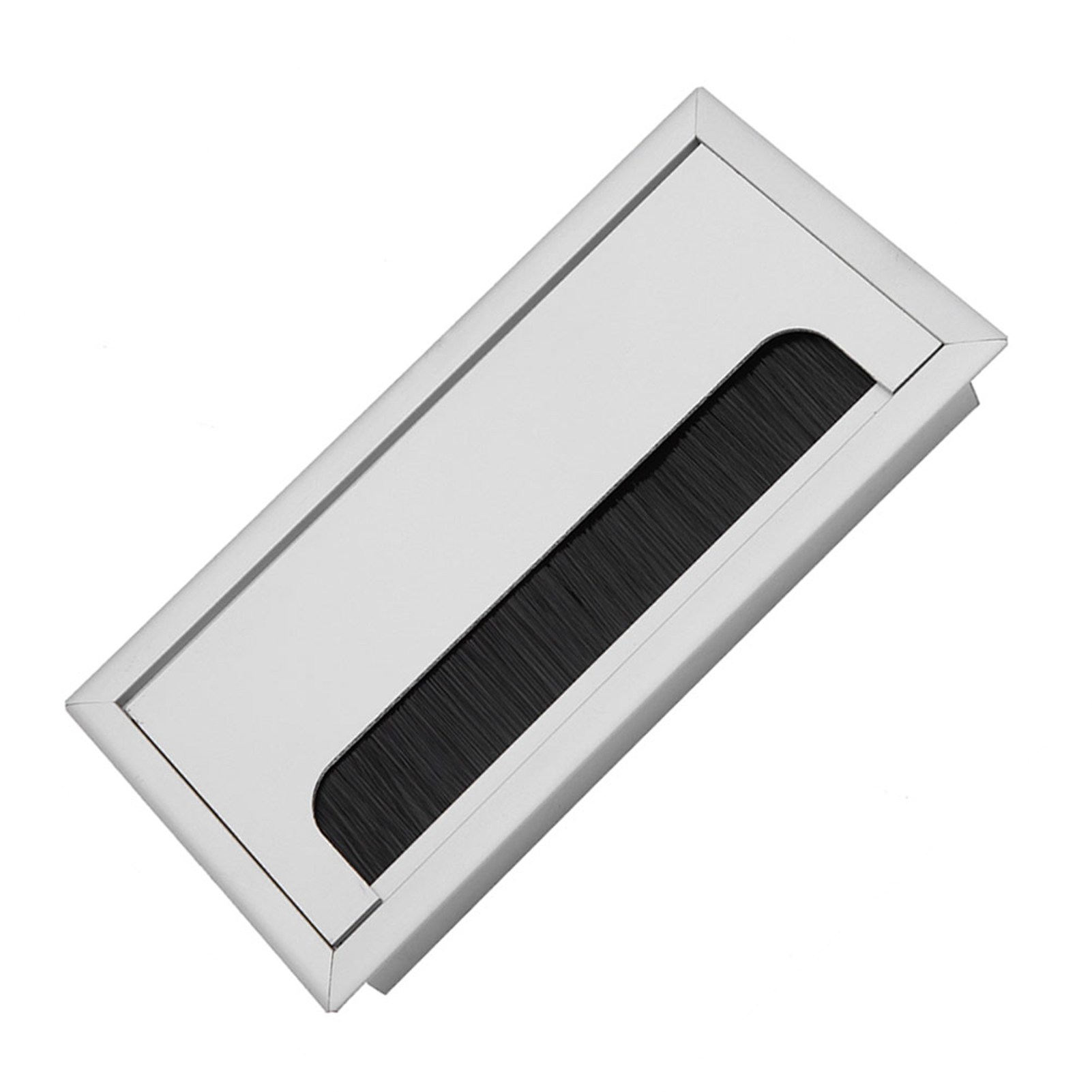 Quadratische Aluminium-schreibtisch-kabelkanal-steckdosen-einsatz-abdeckung (mittelgroß)