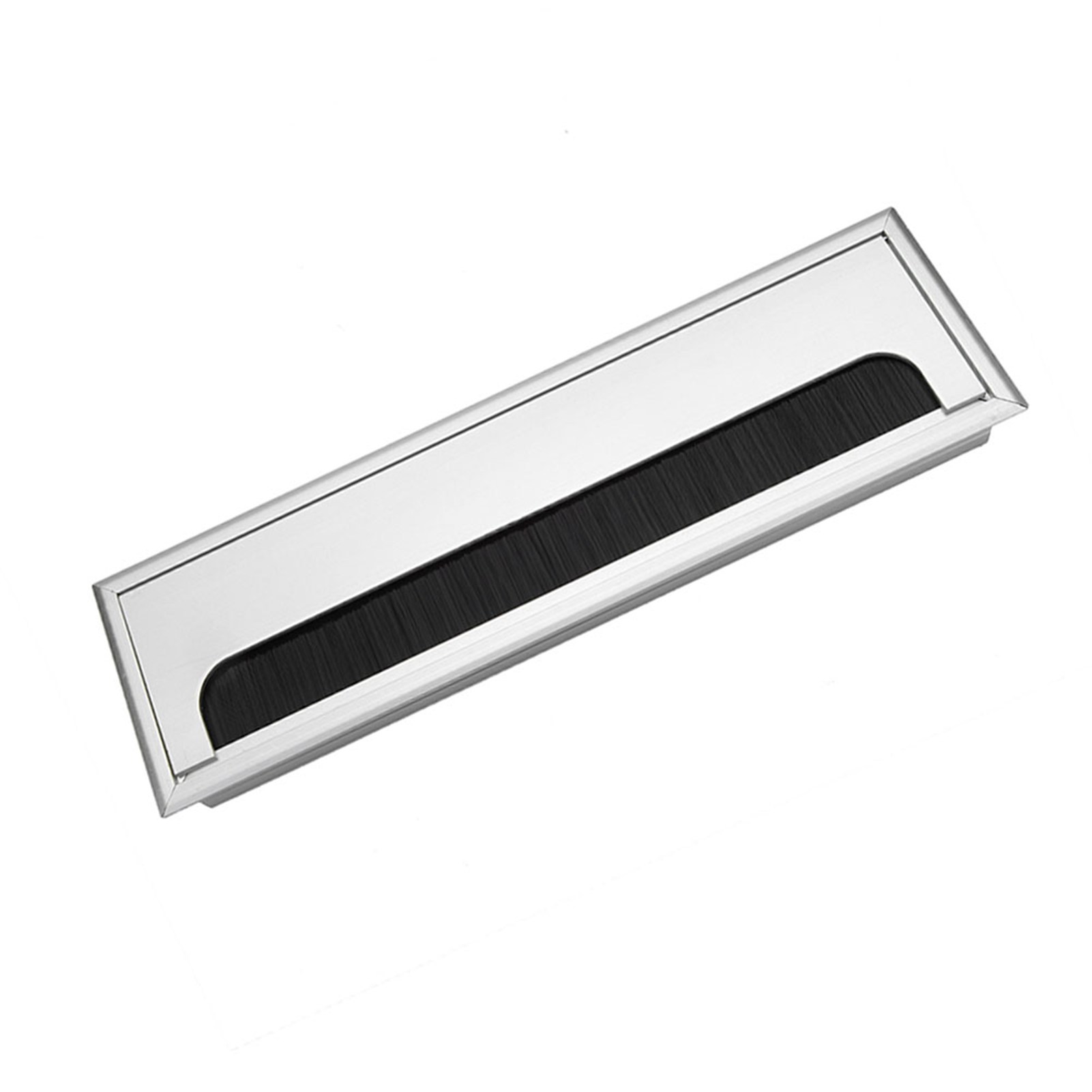 Quadratische Aluminium-schreibtisch-kabelkanal-steckdosenabdeckung (groß)