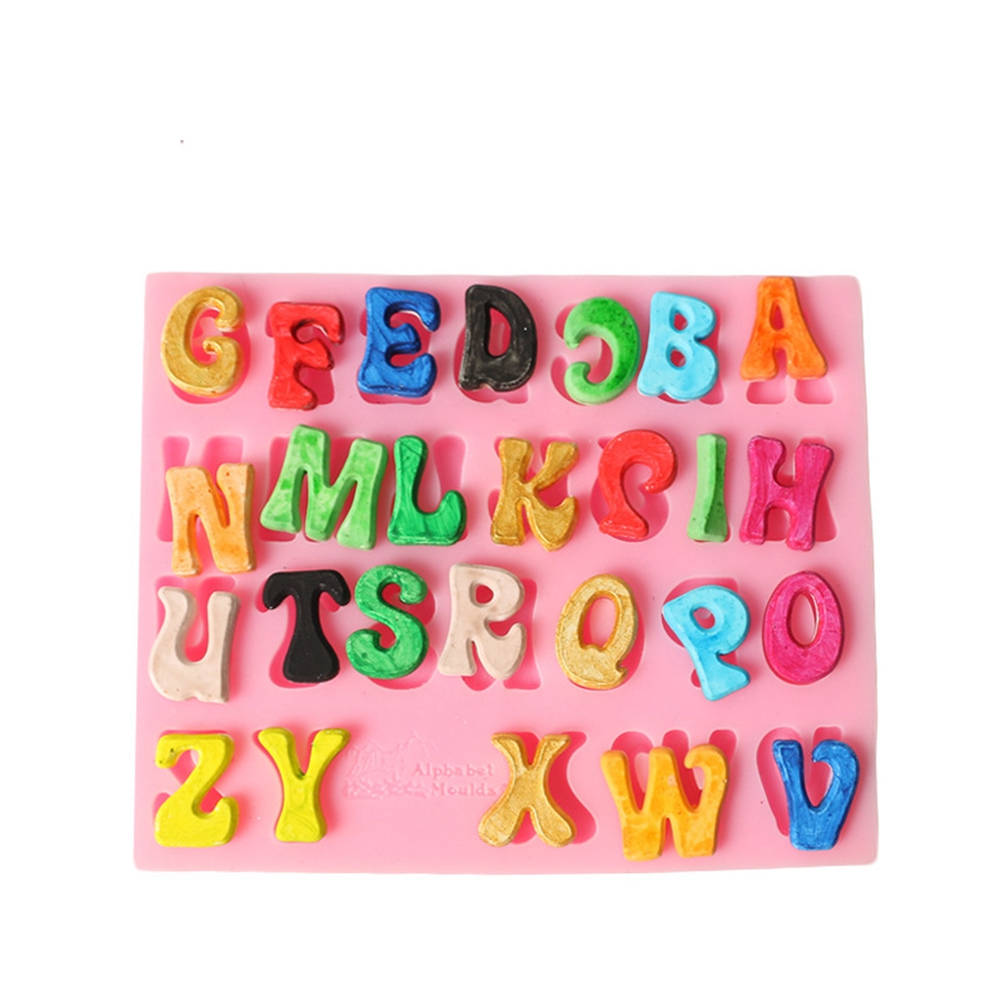 Buchstabenförmige Kuchenbackform, Kekse, Schokolade, Zuckerpaste, Lebensmittel, Silikonform, Backform