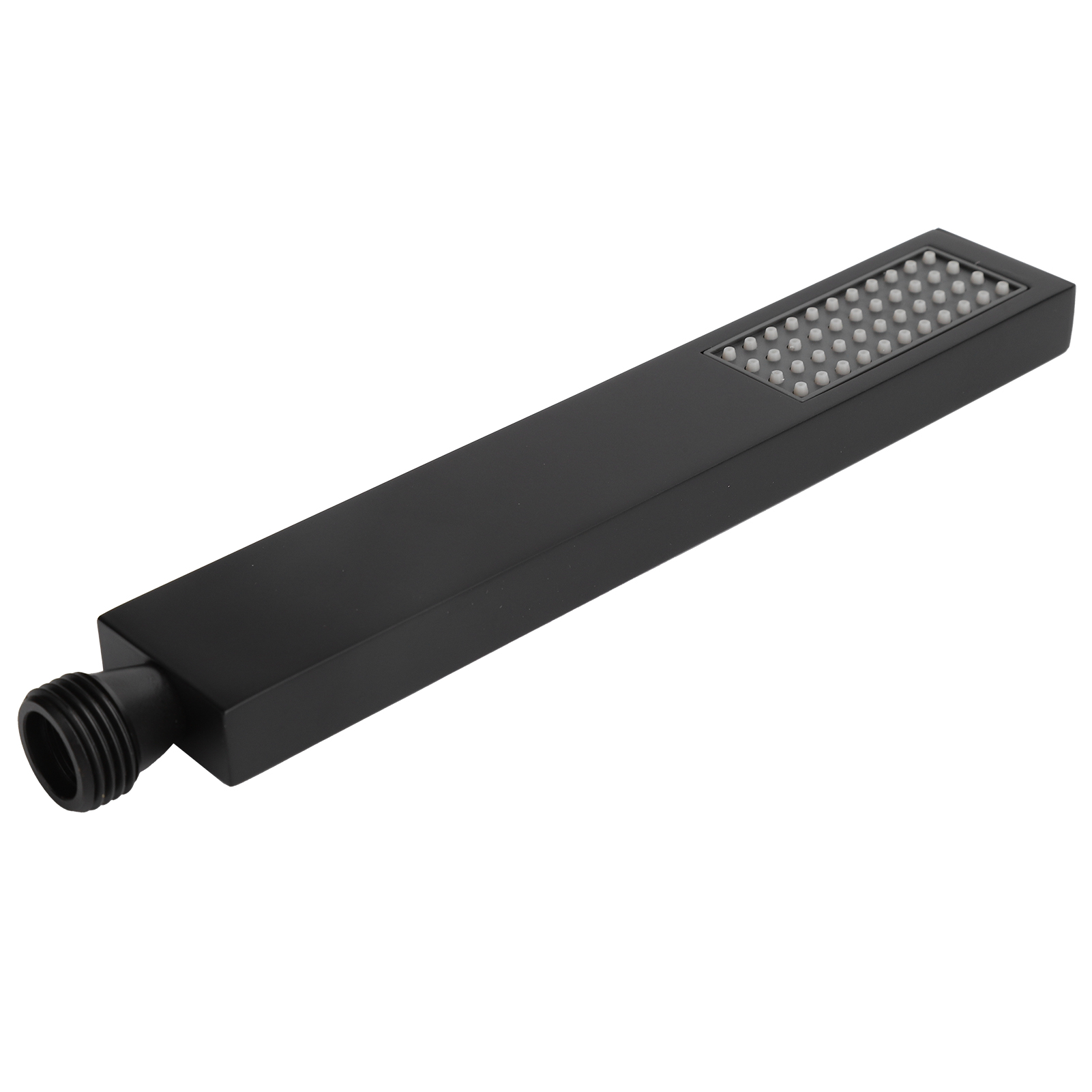 G1/2 Flacher, Quadratischer Duschkopf, Handbrause Aus Vollkupfer Für Badezimmer (mattschwarz)
