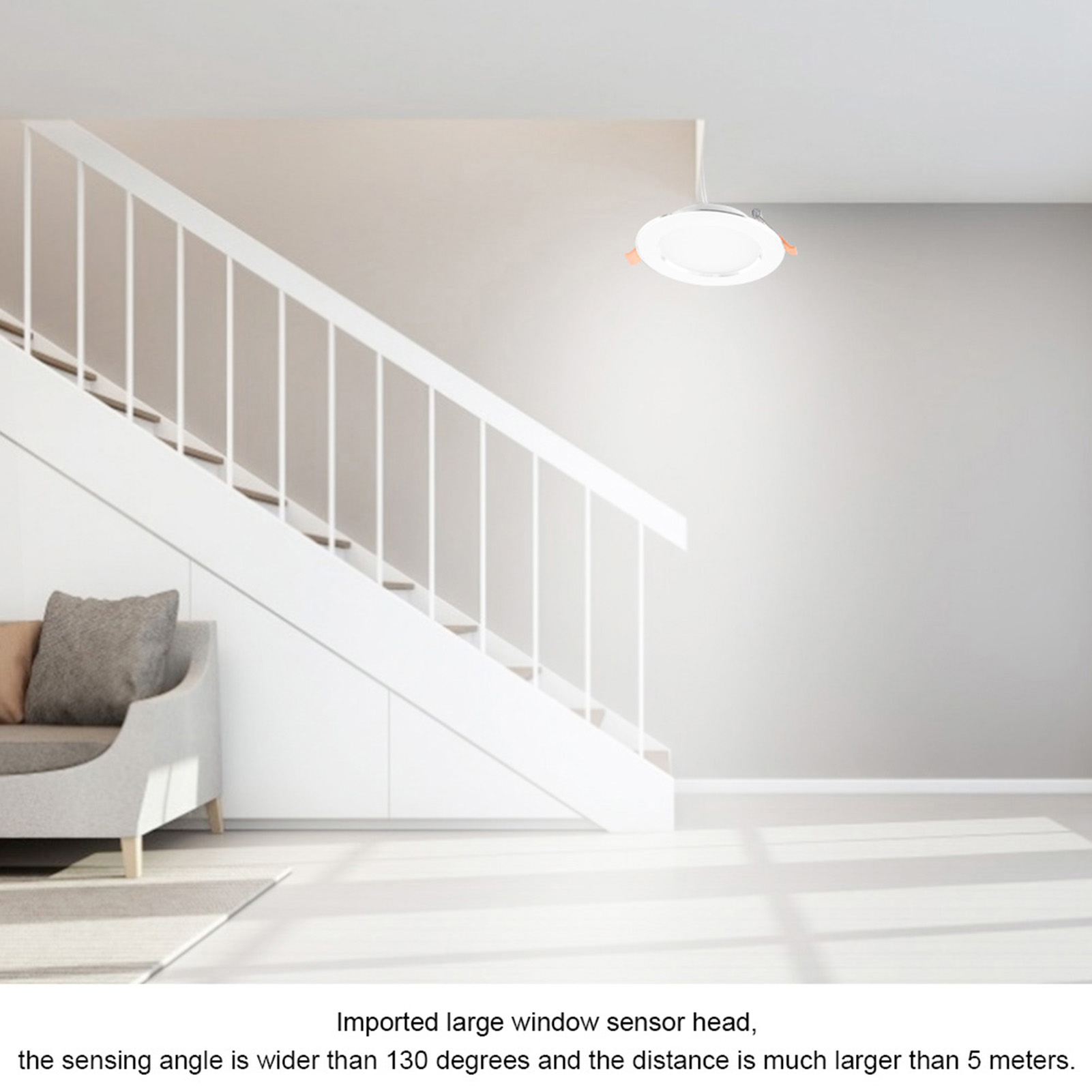 Led-deckeneinbauleuchte (7 W) Mit Bewegungsmelder, Ac 85–265 V