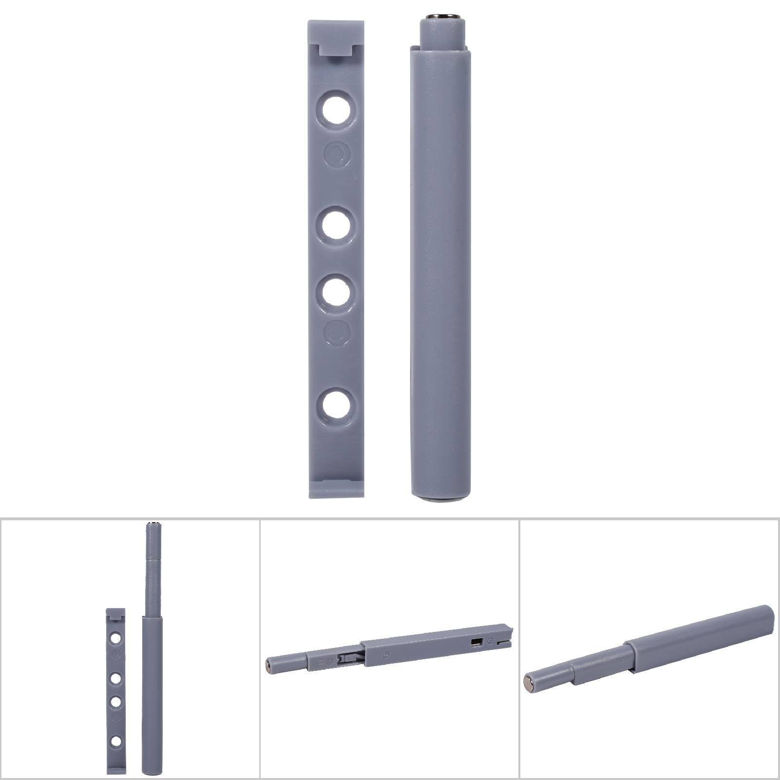 10 Stück/packung Abs-gehäuseschubladenscharnier Mit Push-to-open-system, Dämpferpuffer, Fanghaken (magnetische Spitze)
