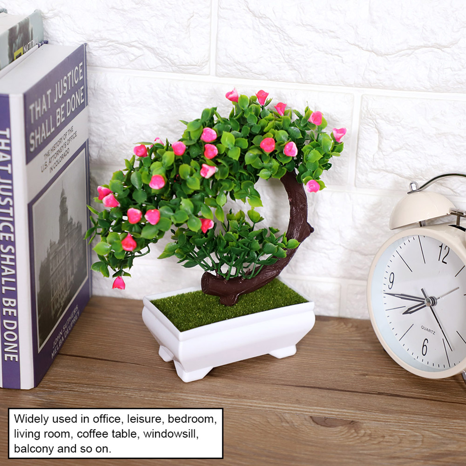 Künstliche Bonsai-blüten, Topfpflanze Mit Künstlichen Blüten, Dekoration Für Zuhause Oder Büro