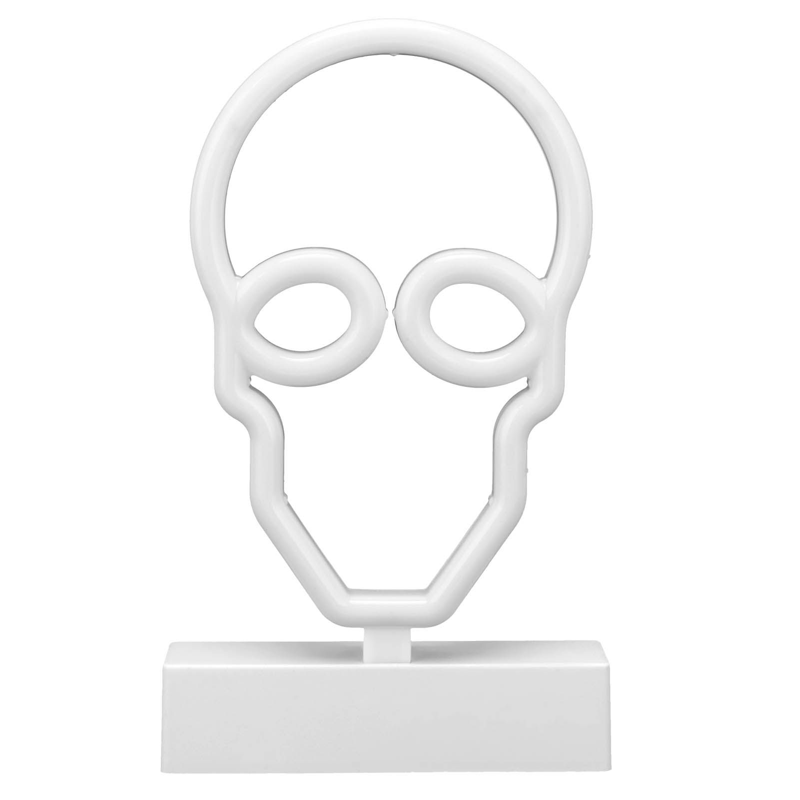 Neon-nachtlichter Mit Ständer, Totenkopf-neon-led-licht Für Schlafzimmer, Bar, Wanddekoration