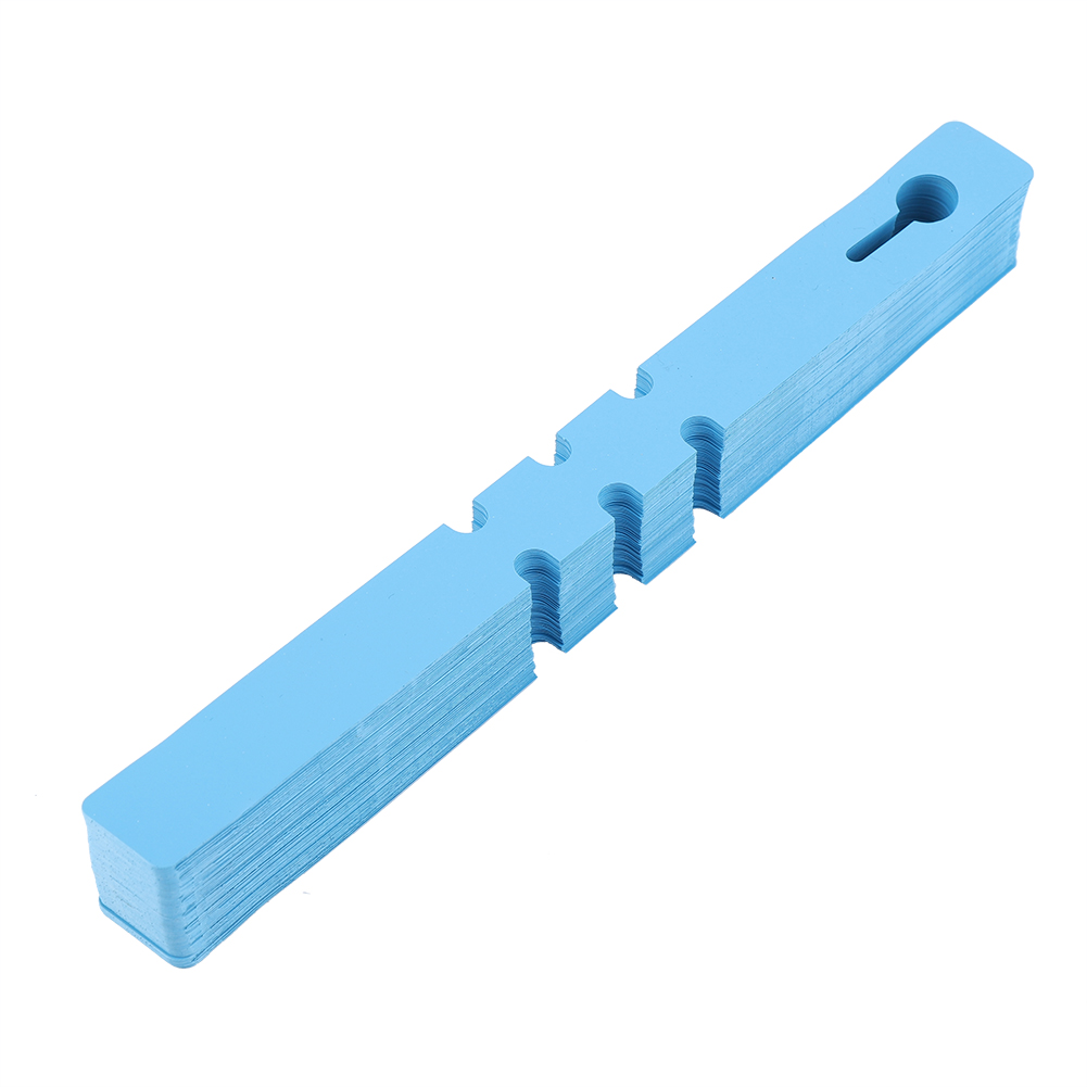 100 Stück Kunststoff-gartenstecker, Pflanzenetiketten, Rasendekoration, Blau