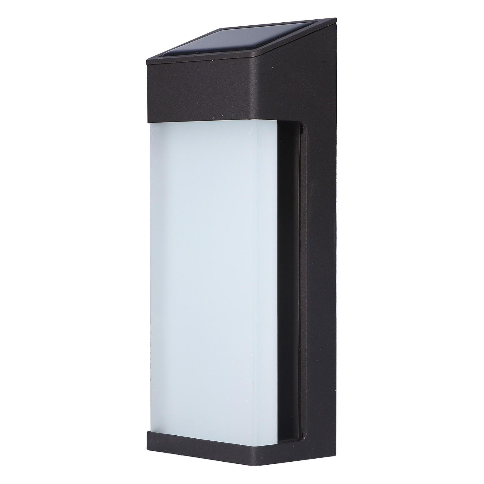 Solar-wandleuchte Led-glas, Wasserdicht Und Rostfrei, Energiesparend Für Die Außenbeleuchtung