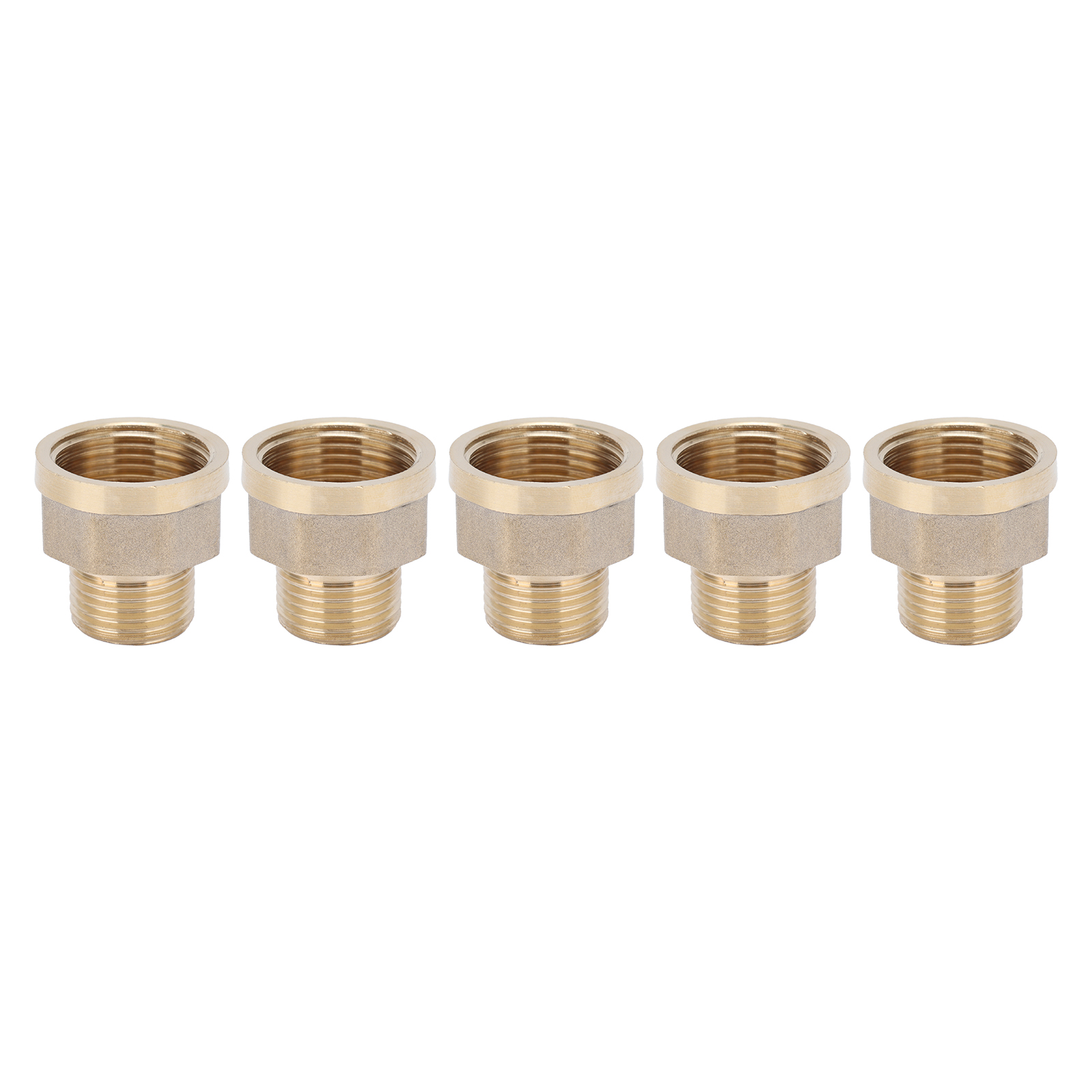 5-teiliges Set G3/4-innengewinde Auf G1/2-außengewinde Adapter Gartenschlauchverbinder Gartenbewässerungszubehör