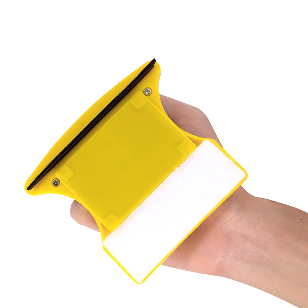 Quadratischer, Doppelseitiger Magnetischer Glasreiniger Mit 2 Zusätzlichen Reinigungspads Für Fenster