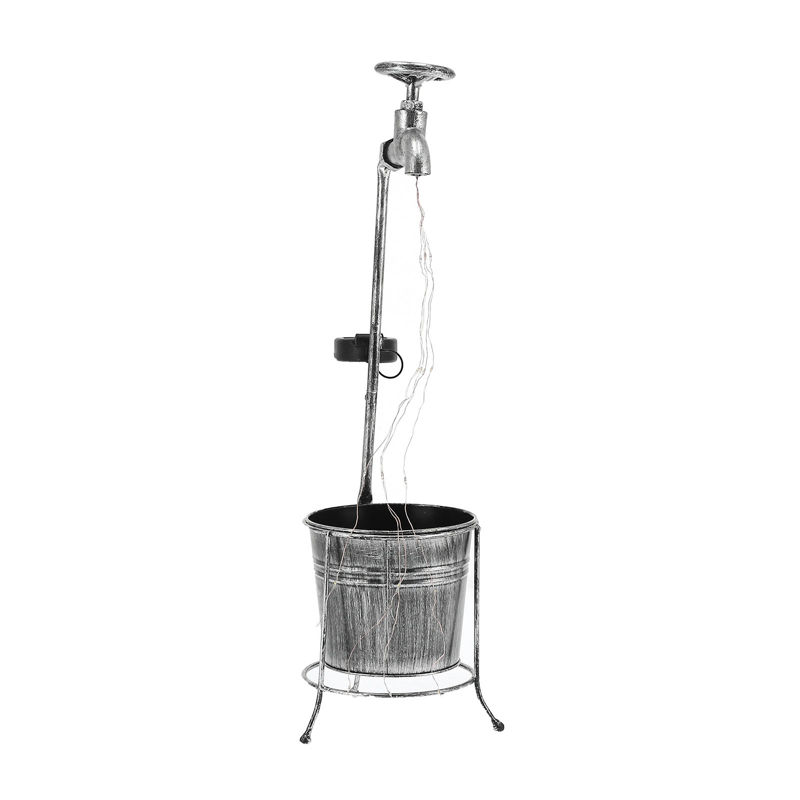 Gartenleuchte, Solar, Wasserdicht, Metallarmatur, Langlebige Leuchte Für Terrasse, Garten, Balkon