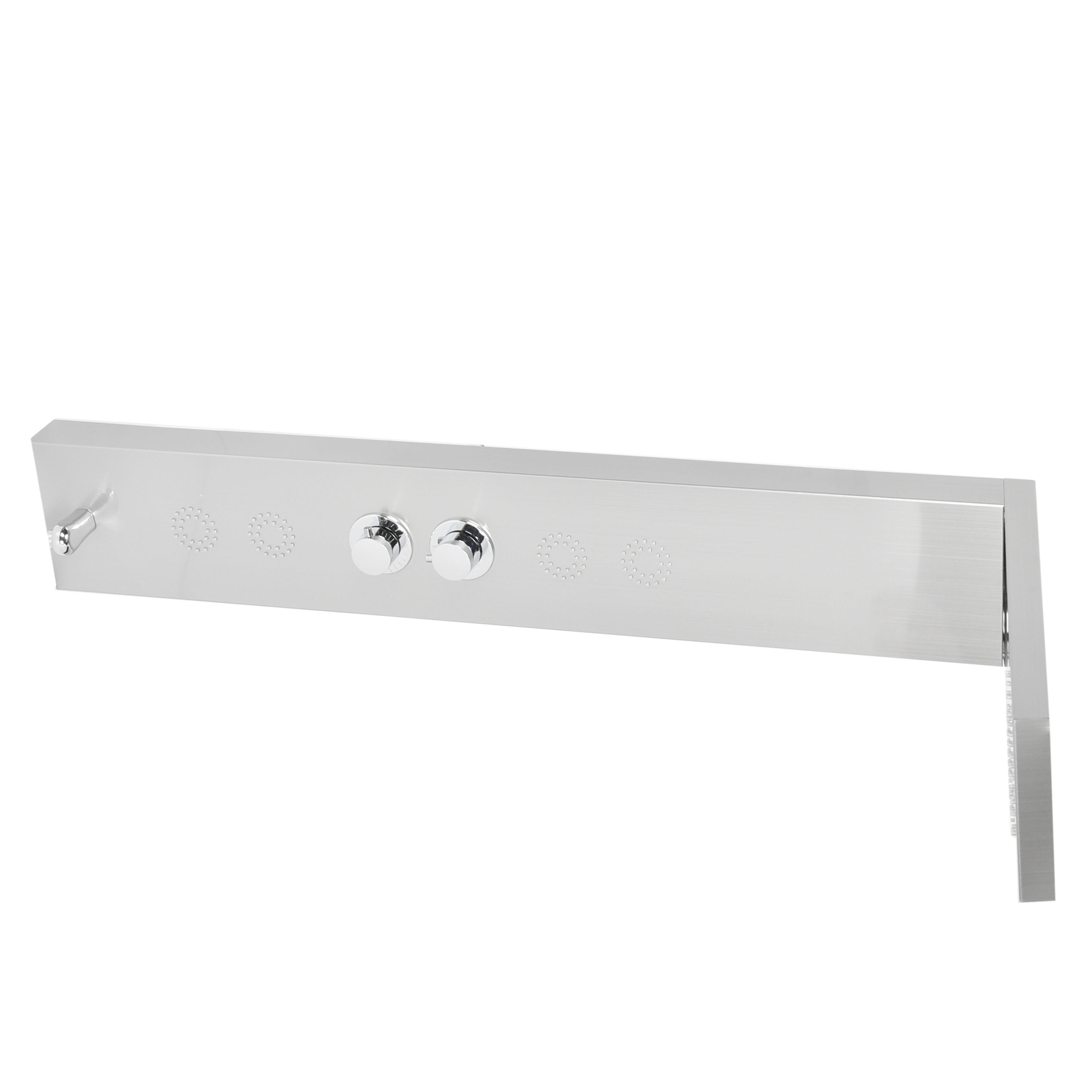 G1/2 Gebürstetes Duschpaneel-set, Duschturmsystem Aus Edelstahl, Regenduschkopf, Badezimmerzubehör