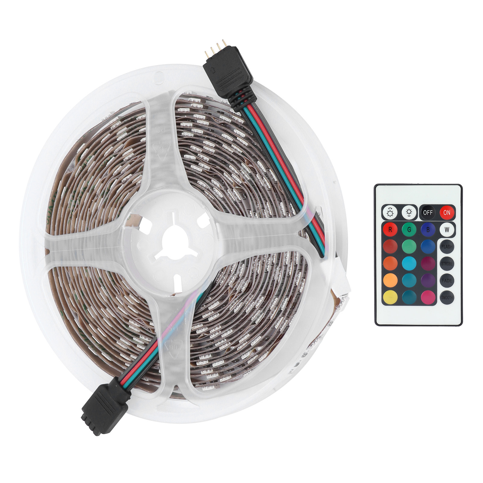 300-led-streifenlicht, Usb-anschluss, Rgbw 5050, Dekoratives Lichtband Mit Fernbedienung, 16 Farben, 4 Modi, Heimdekoration