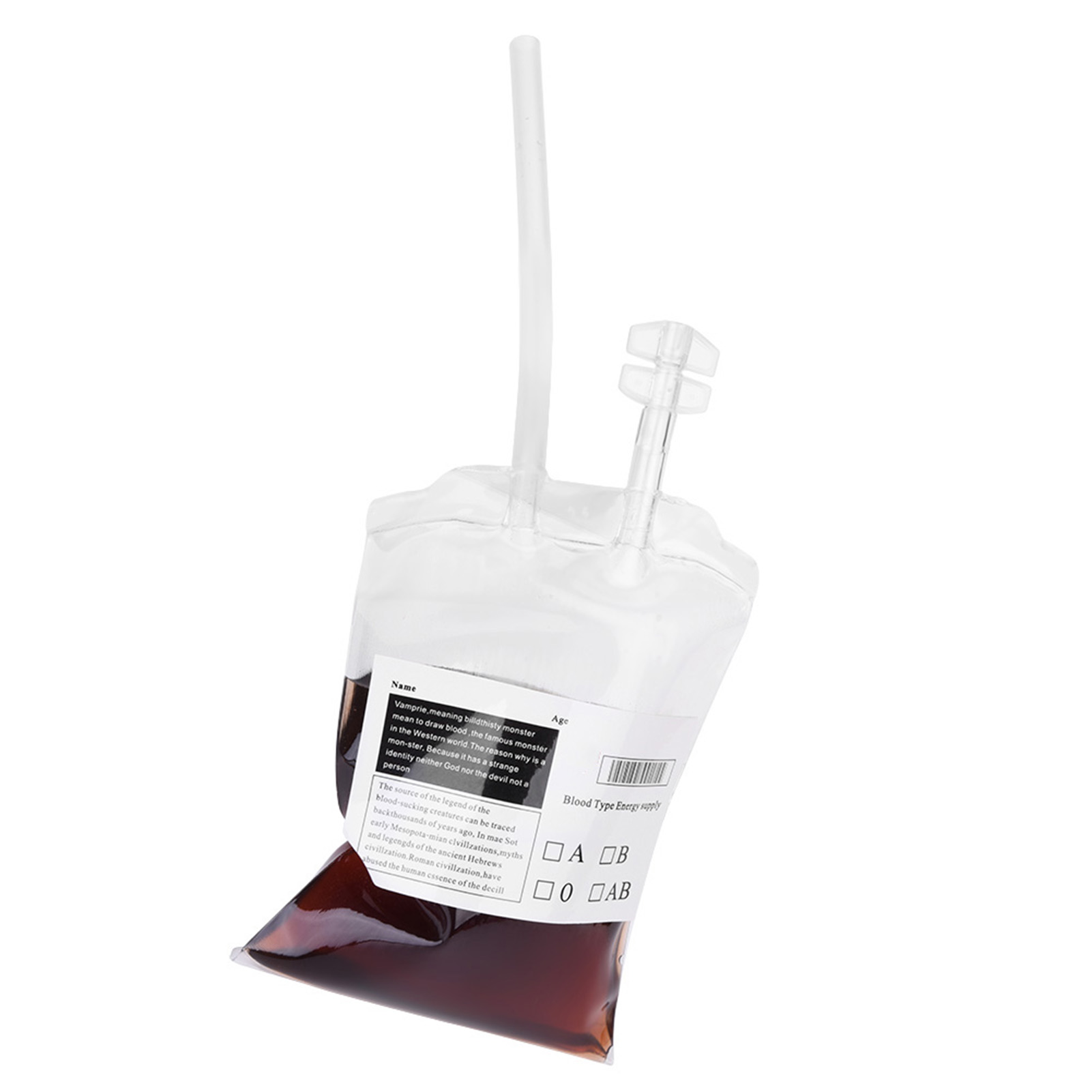 350 Ml Halloween-blutgetränkebehälter, Trinkbeutel, Fruchtsaft-trinkpackung