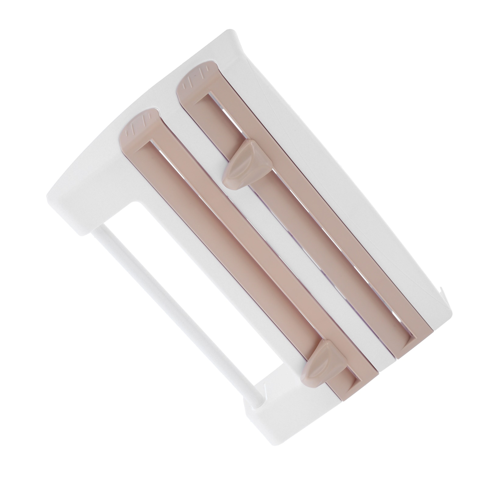 Aufbewahrungsregal Für Frischhaltefolie, Abroller, Cutter, Papierhandtuchhalter, Küchenutensilien, Khaki