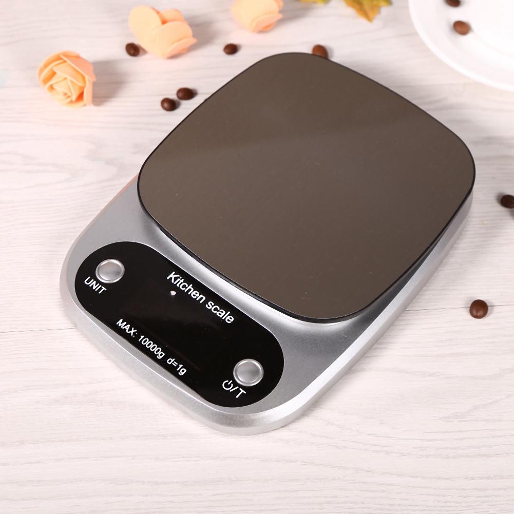 Stück Digitale Elektronische Küchenwaage Mit Lcd-display (10 Kg/g) Zum Kochen, Wägen Und Berechnen Von Lebensmitteln