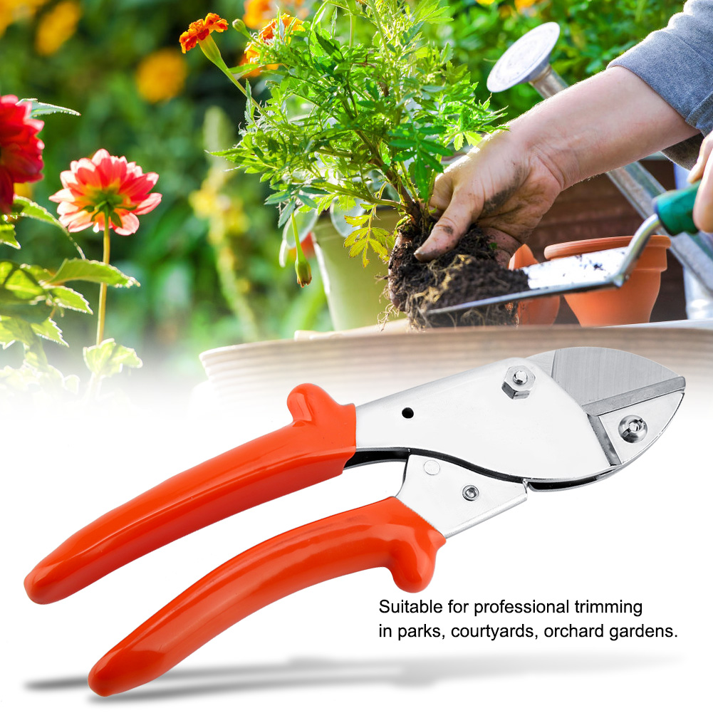 Gartenschere, Handschere, Astschere Mit Sk-5 Stahlklingen, Astschere Zum Schneiden Von Ästen