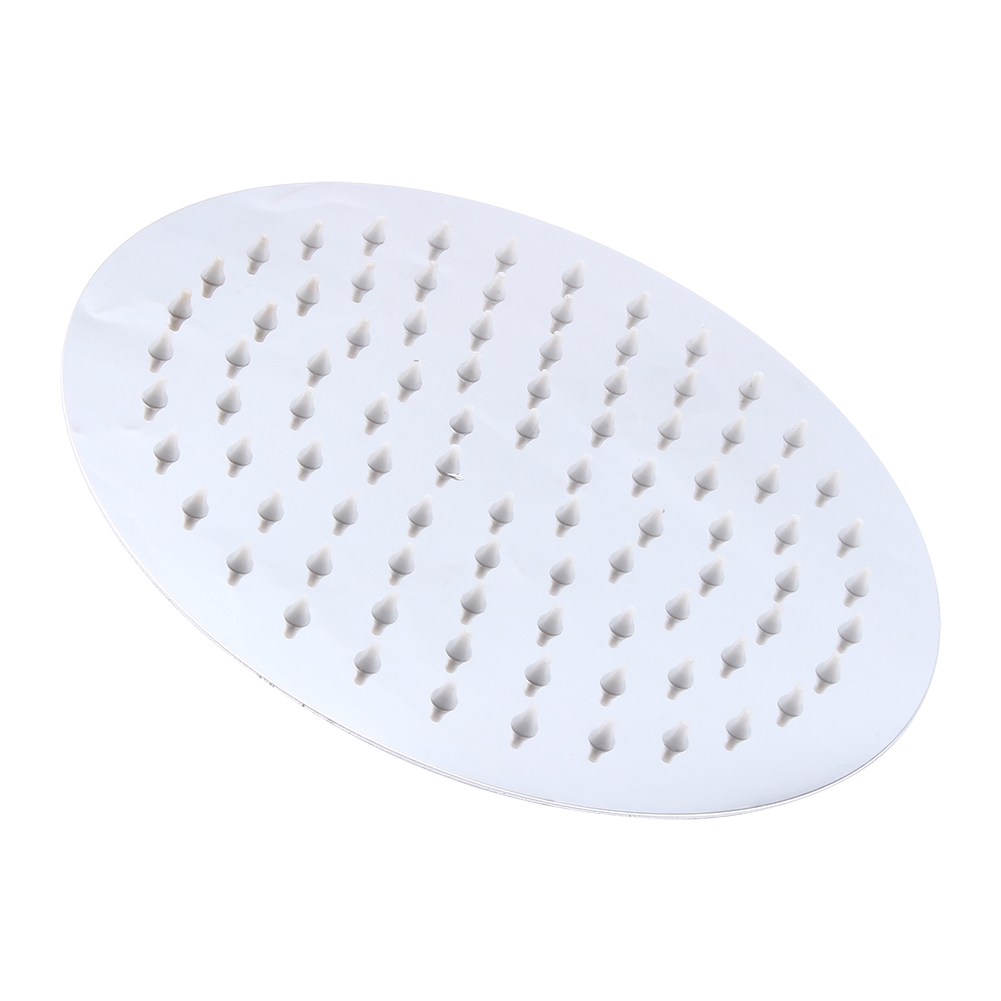 Zoll (20 Cm) Große Runde Chrom-duscharmatur Mit Regenduschkopf Für Badezimmer