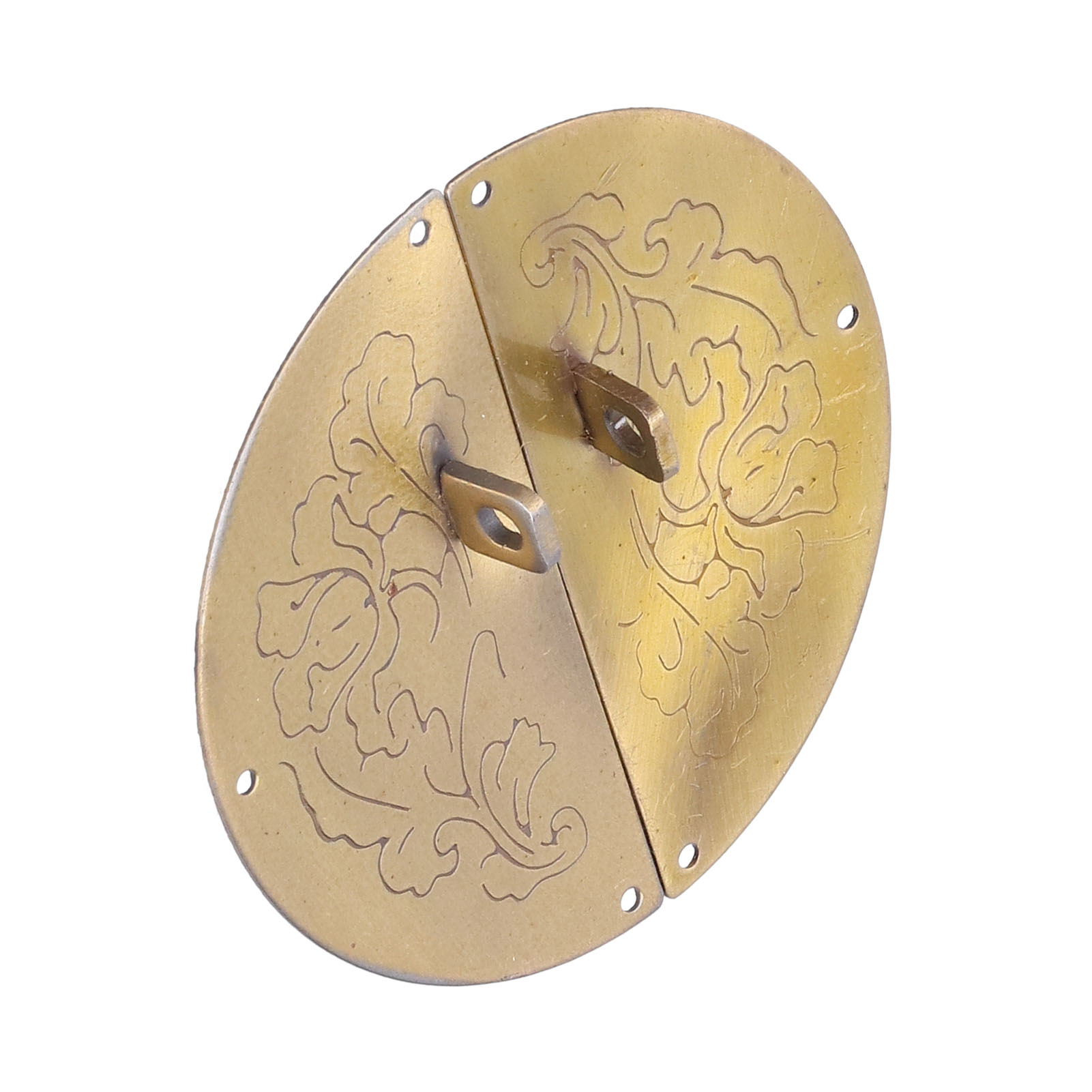 Retro-rundplatten-türgriff Für Schranktüren, Kleiderschrank-doppeltüren, Ringgriff Für Haustüren