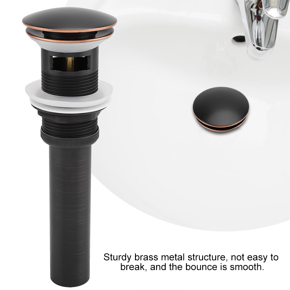 G1 1/4" Messing-waschbecken-ablaufgarnitur Mit Überlauf (orb)
